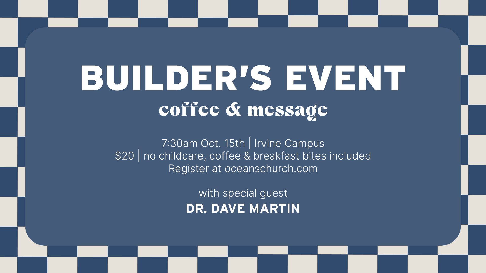 Morning Builders Event