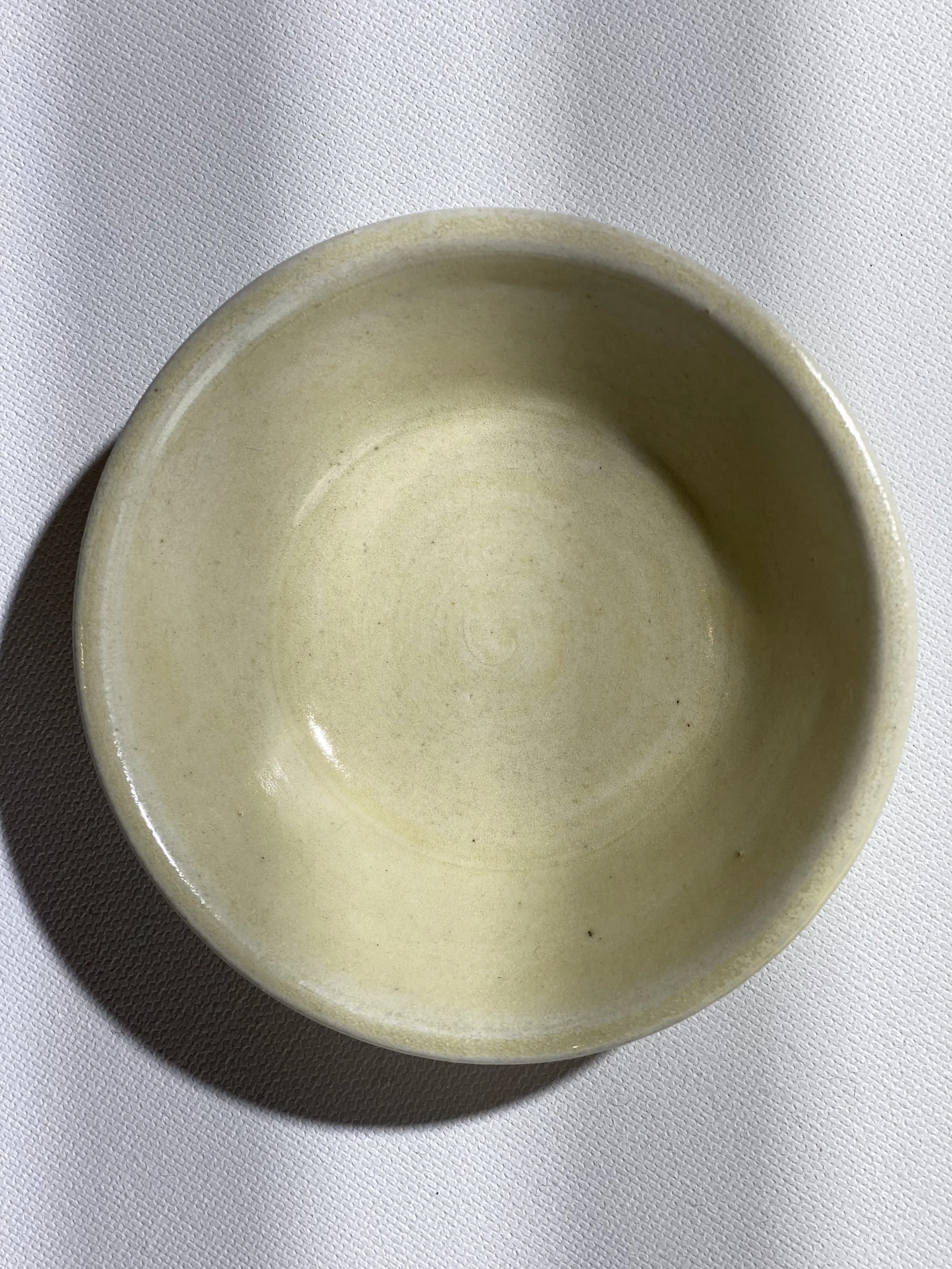 Iron Yellow Glazed Trinket Dish
