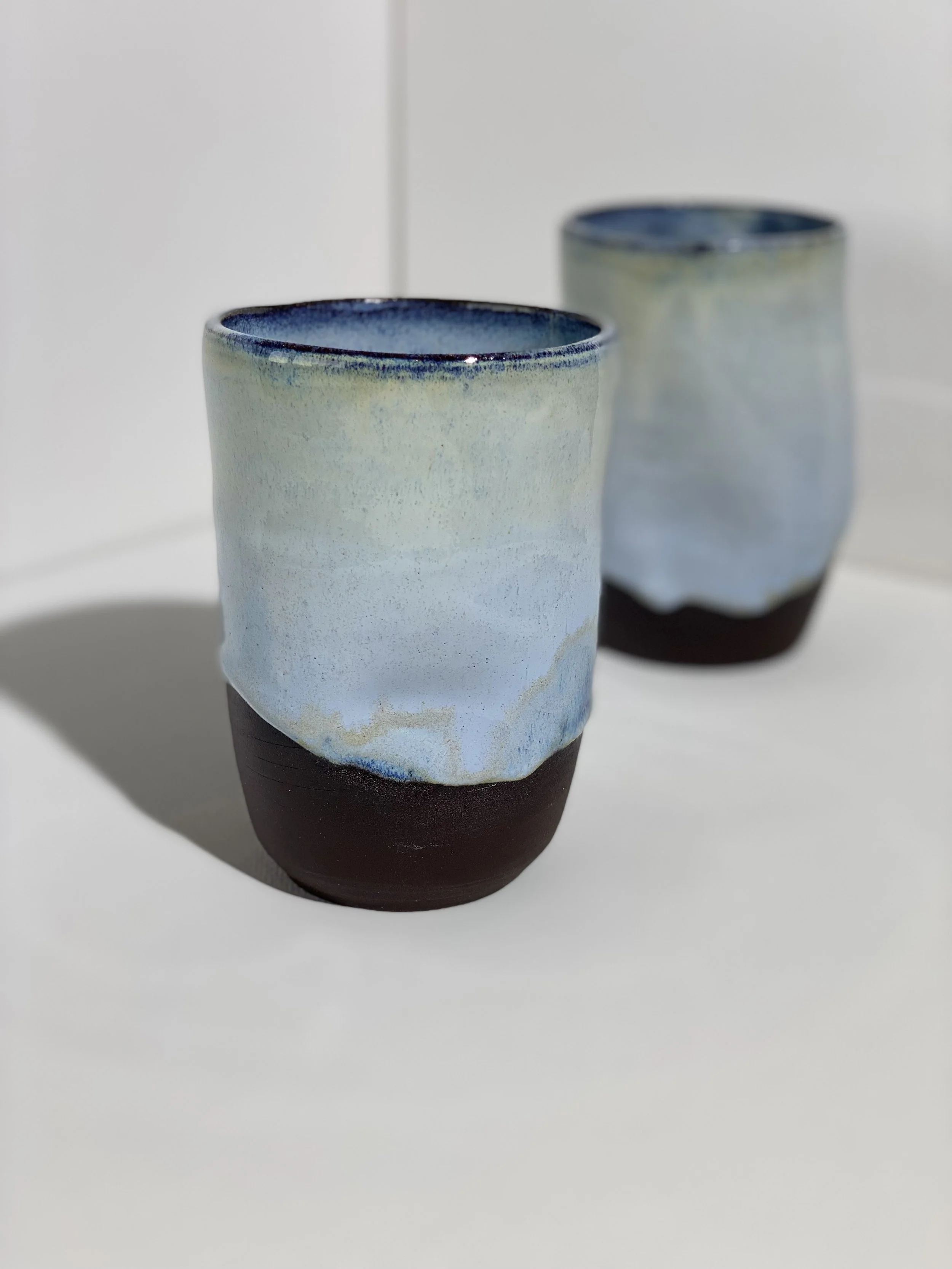Glacier Blue Thumb Cup