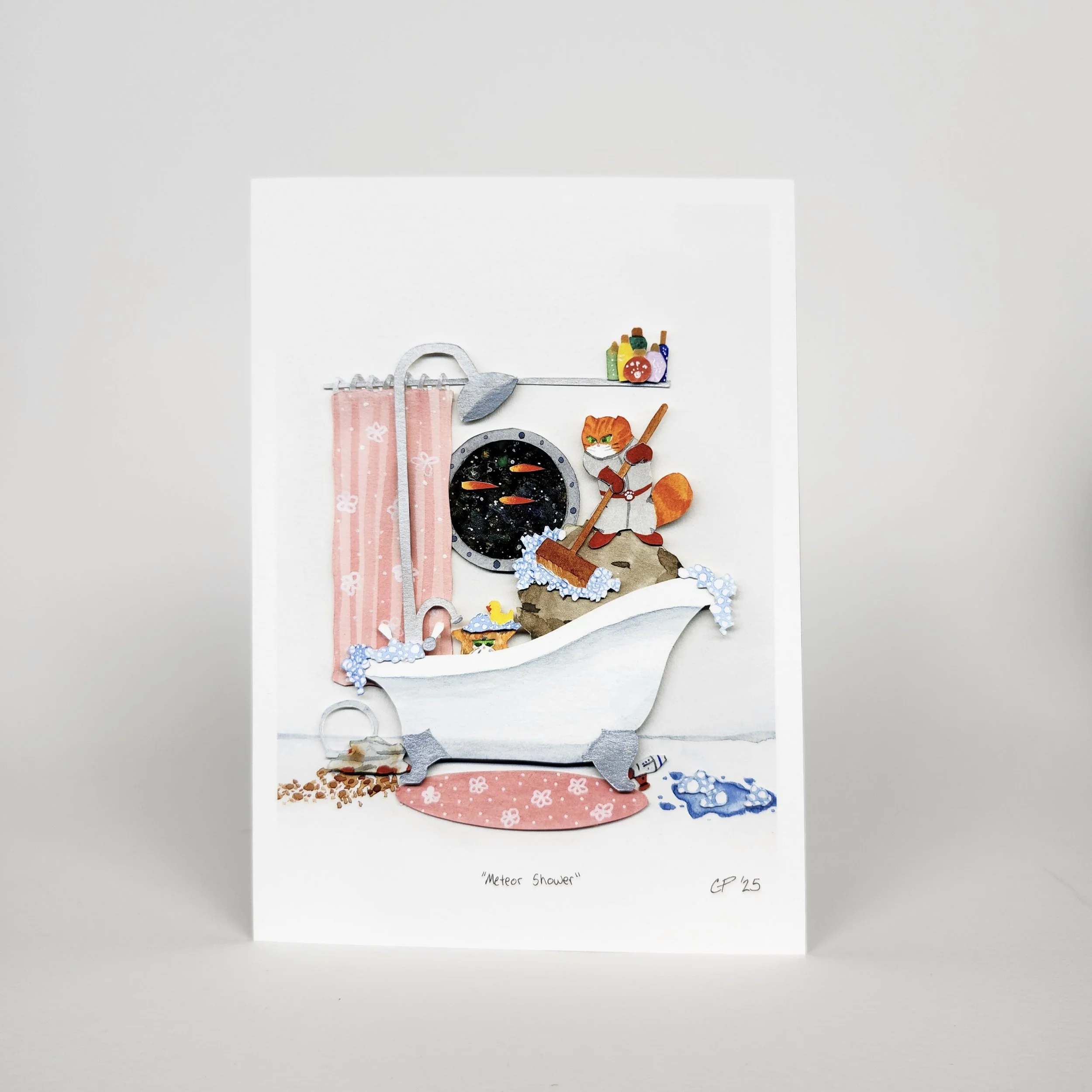 Prints - Pink Meteor Shower