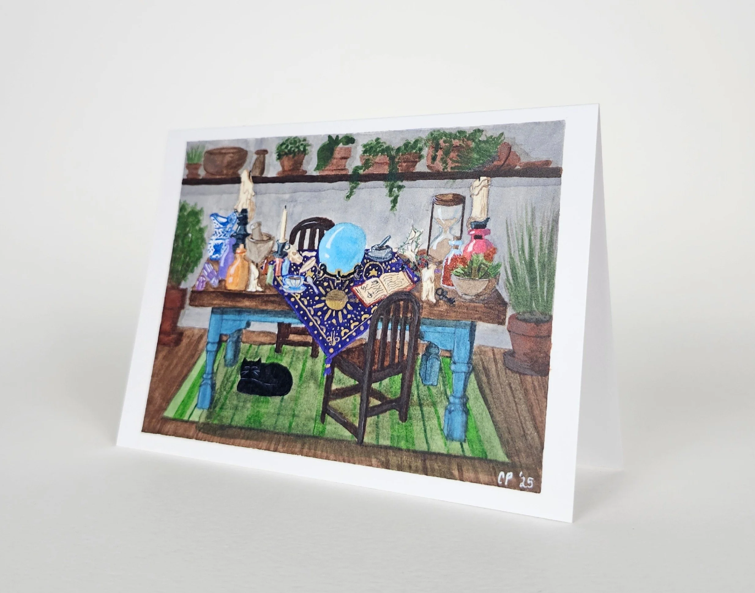 Greeting Card - Witchy Table