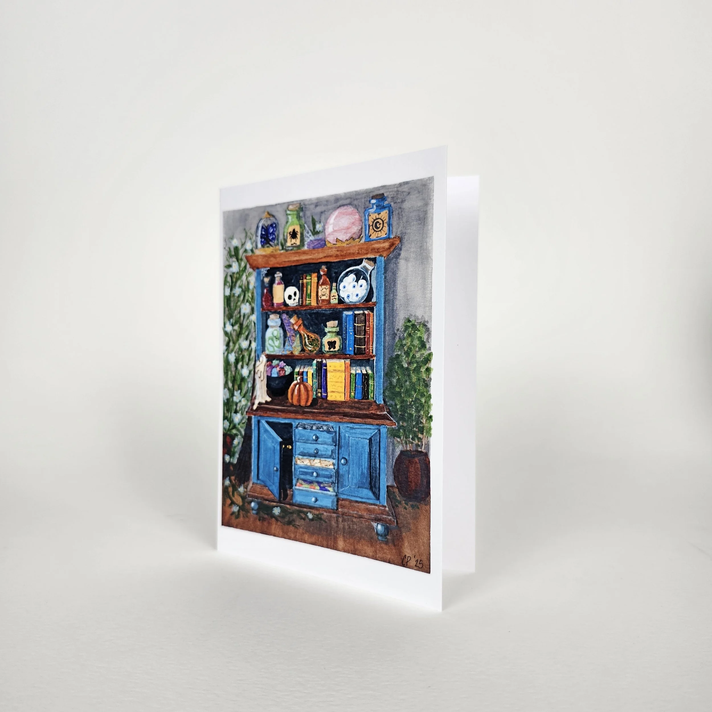 Greeting Card - Witchy Cabinet