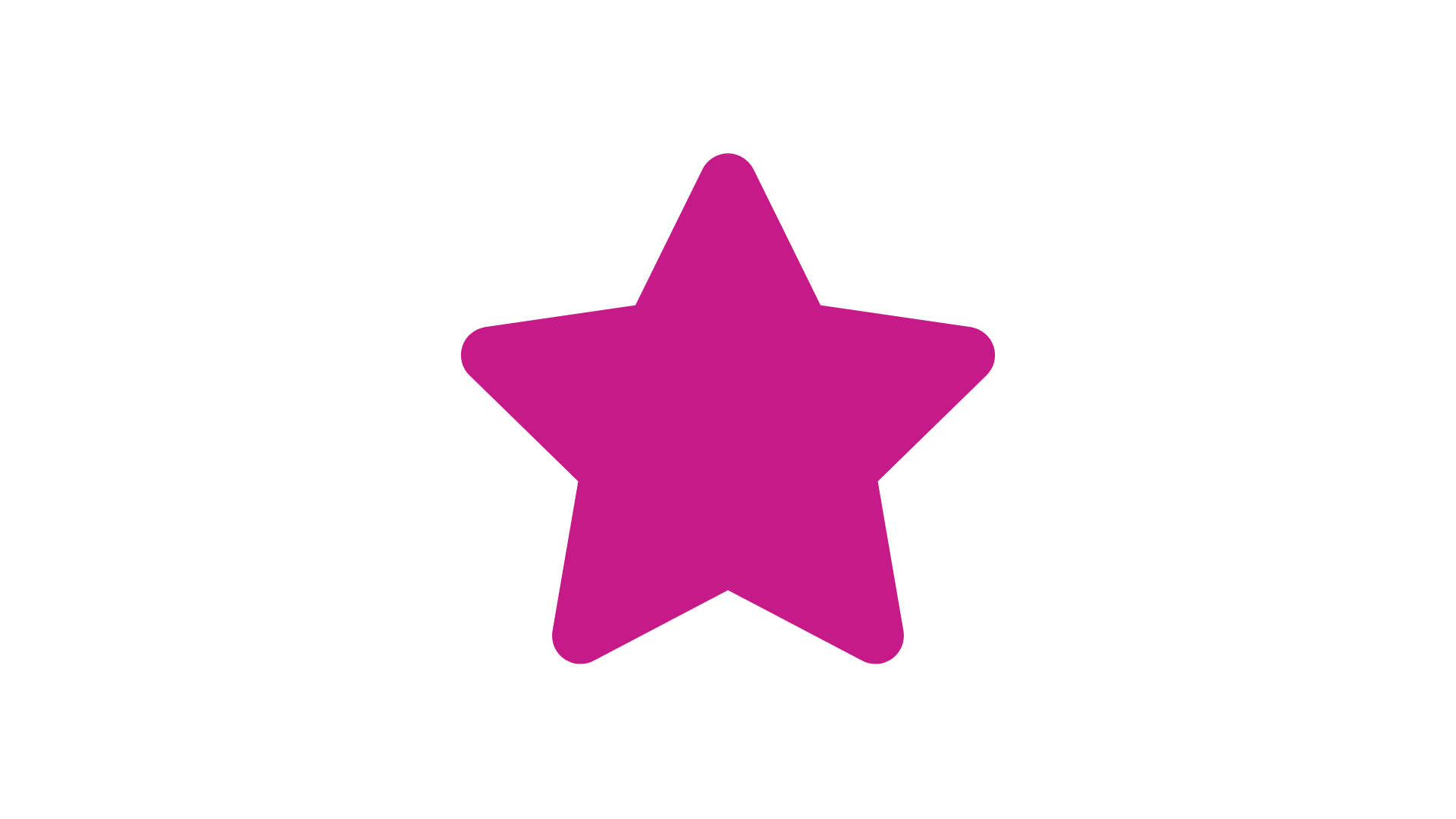 Pink star with the word "Star" written above it and "Award" written below it, on a black background.