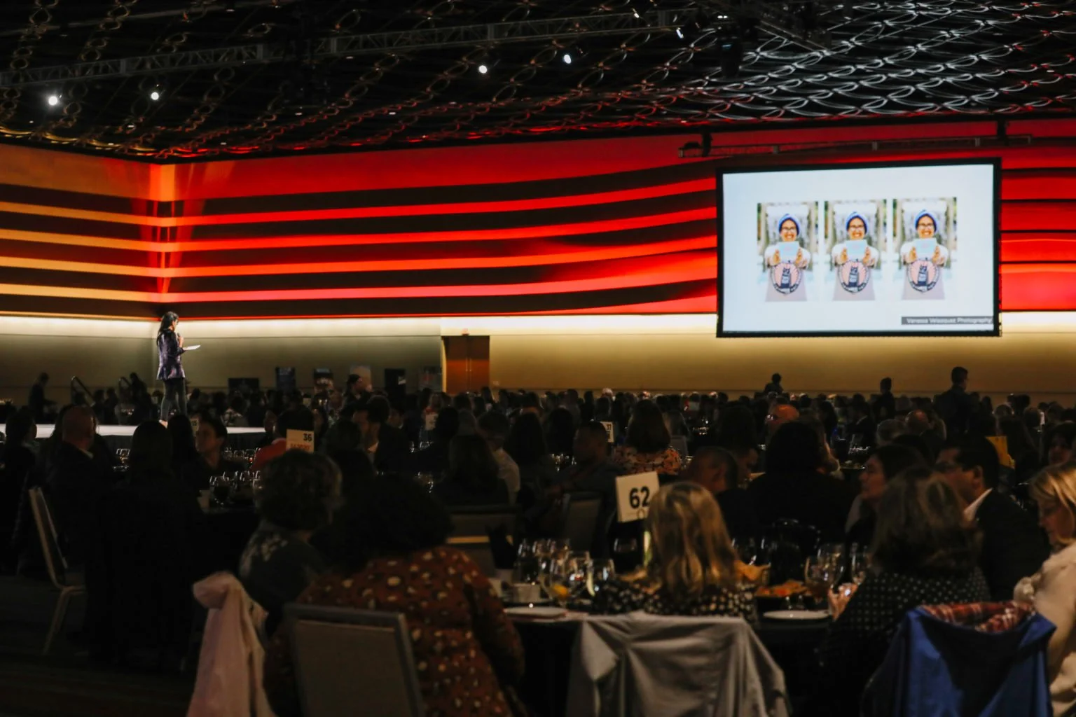 Stage shot of the SA2020 annual event with nearly 1,000 attendees