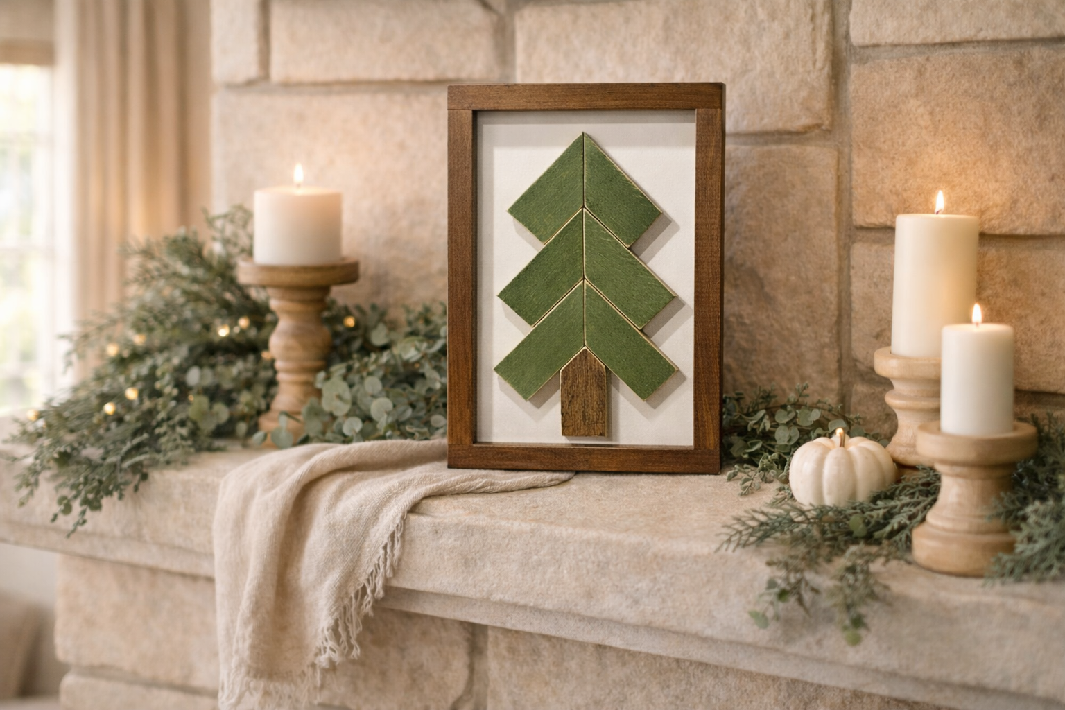 Wooden Tree Wall Art | Handmade Wood Sign