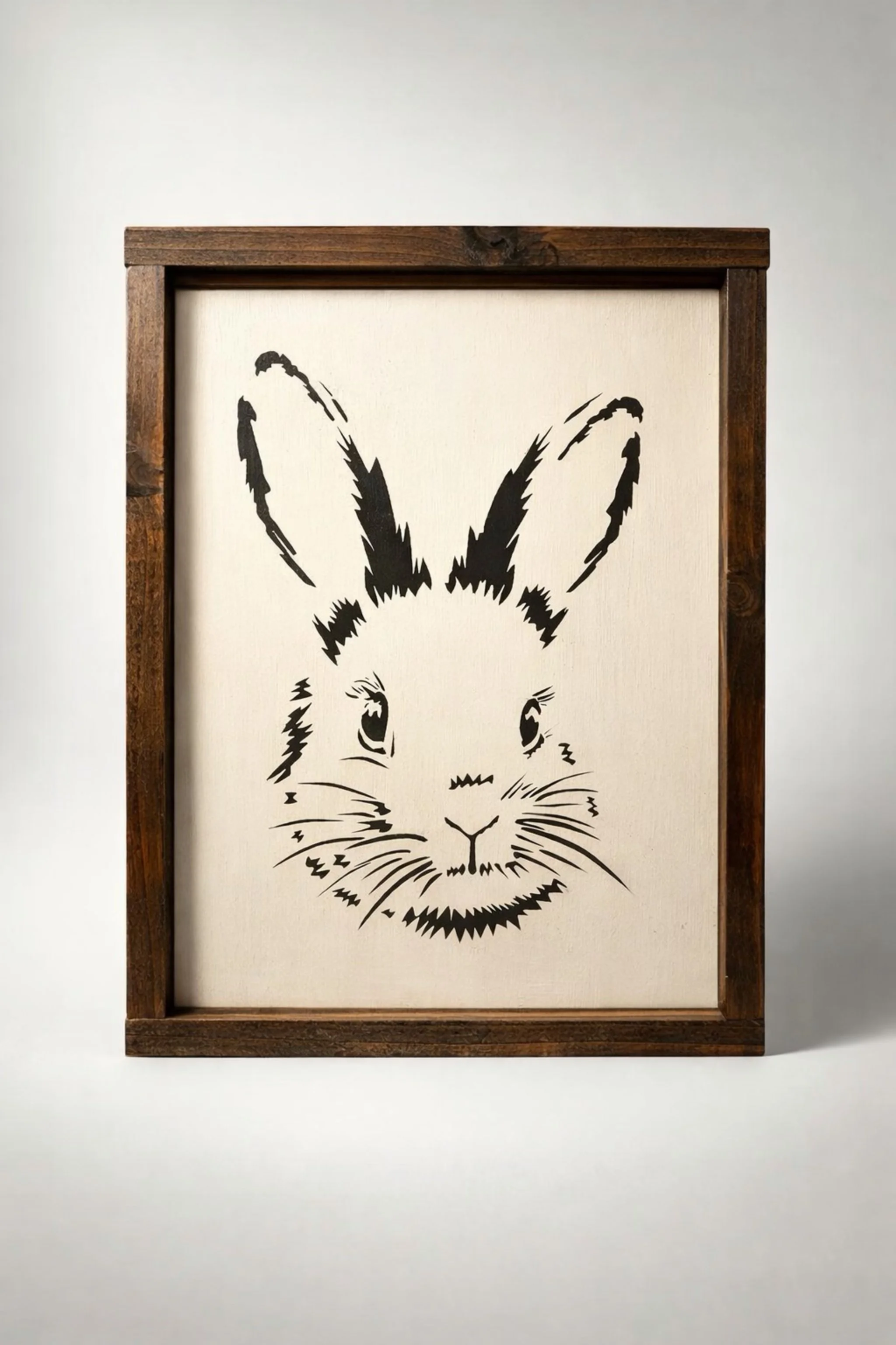 Rustic Bunny | Handmade Wood Sign