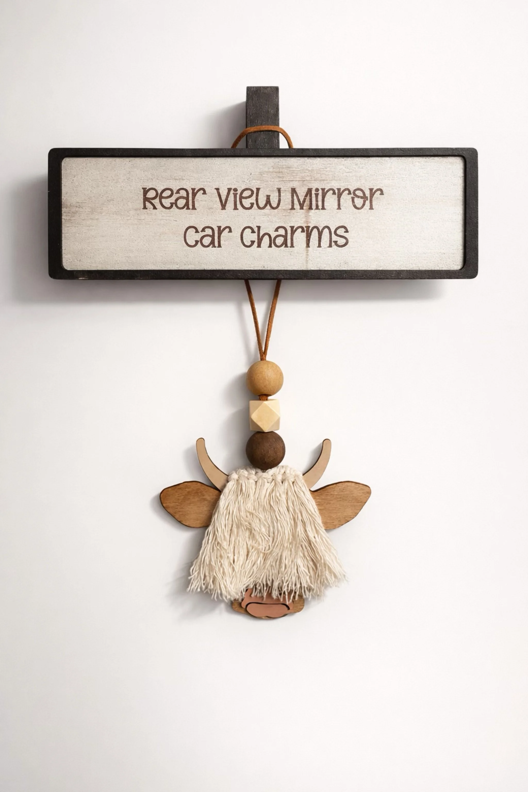 Sweet Highland Cow | Scented Car Charm