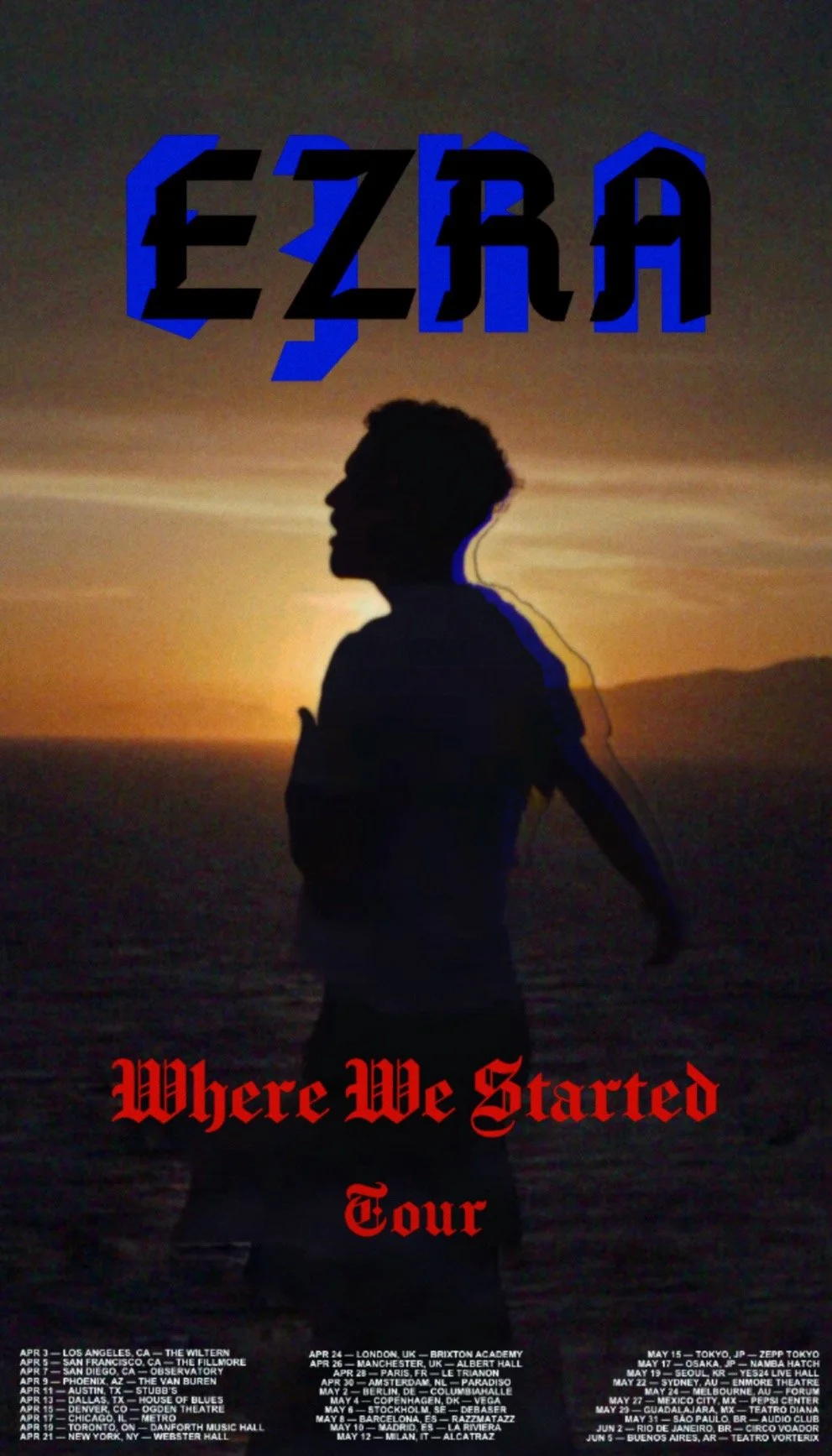 Ezra Popstar Poster - Photo courtesy of Eric M Music