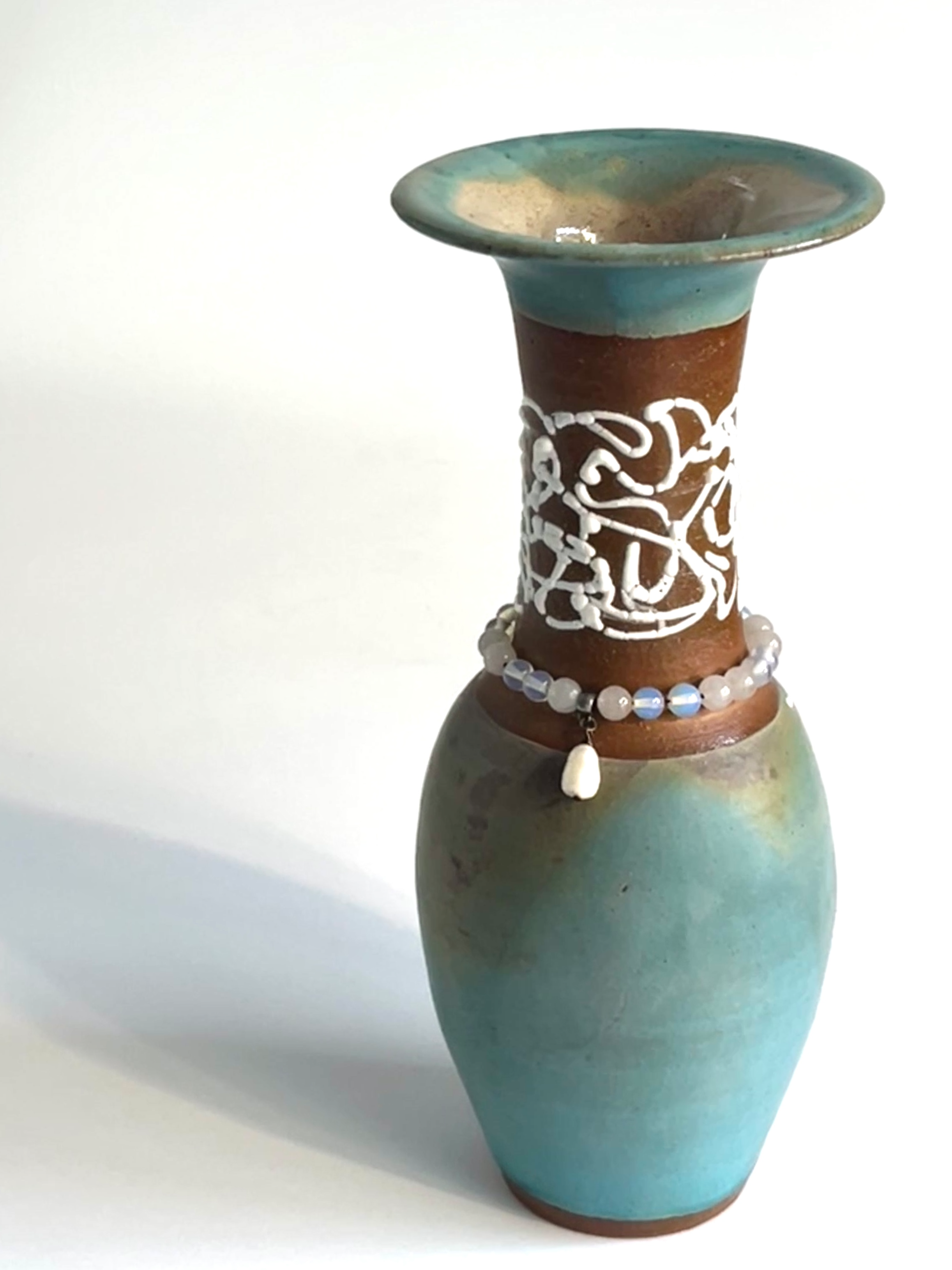 After Quan Yin. 28x12x12.
Wheel thrown and joined