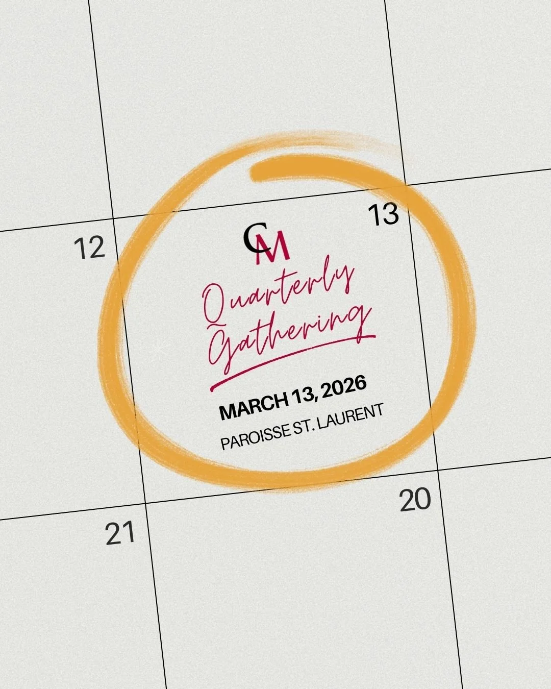 Catholic Action Montreal - Quarterly Gathering