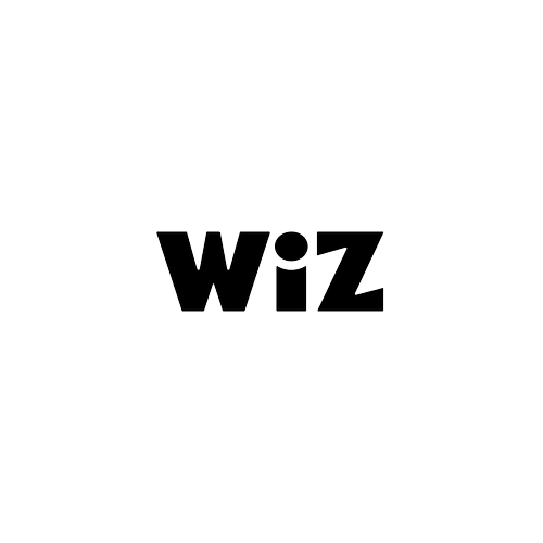 Wiz software application and technology mobile app logo design, a branding and communication client of Brandt agency in Panama.