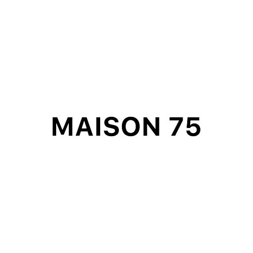 Maison 75 official logo, a branding and marketing client of Brandt agency in Panama.