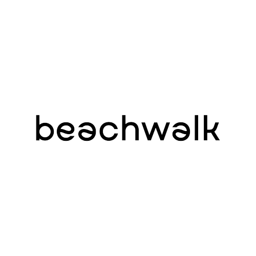Beachwalk luxury real estate residential project logo design and brand identity, a client of Brandt in Panama City, Panama.