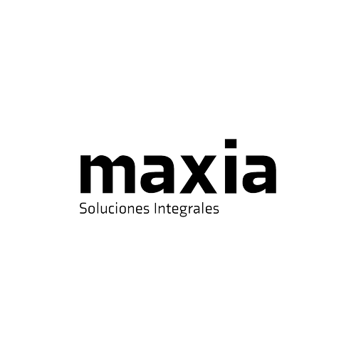 Maxia Soluciones Integrales official logo, a naming, branding, campaign, and web design client of Brandt agency in Panama City, Panama.