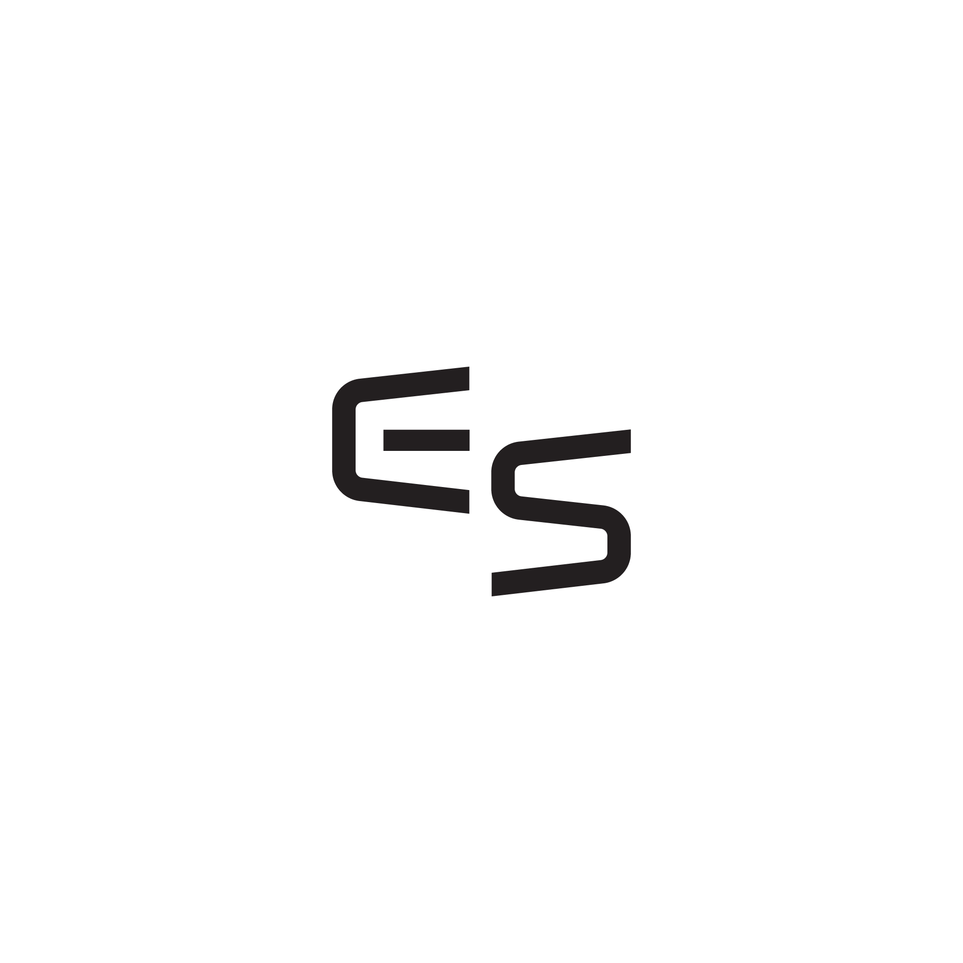 A black and white logo version of ESports league in Panama