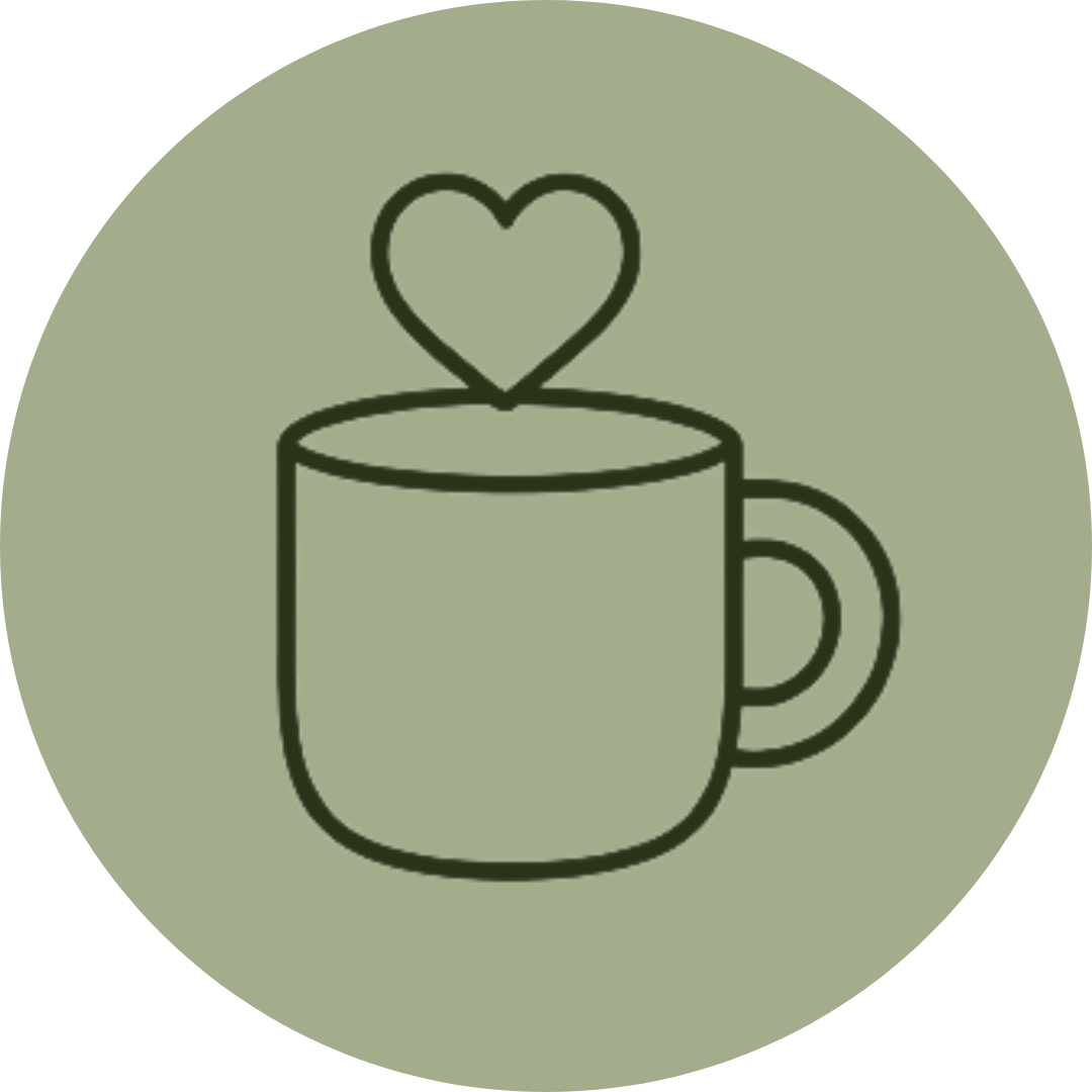 Icon of a cup with a love heart above it
