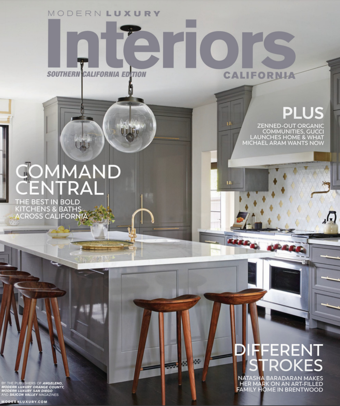 "Cool, Calm & Collected", Modern Luxury Interiors, Fall 2017