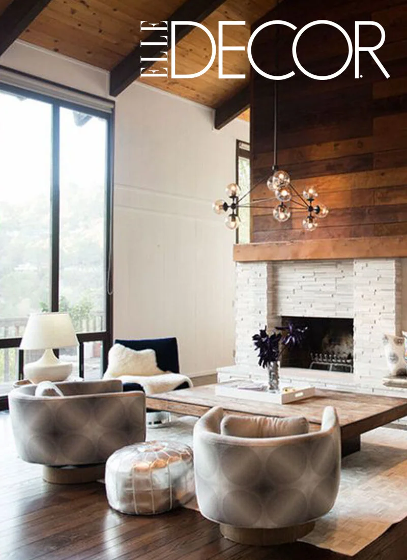 "40 Modern Living Rooms For Stylish Holiday Entertaining", Elle Decor, November 2016