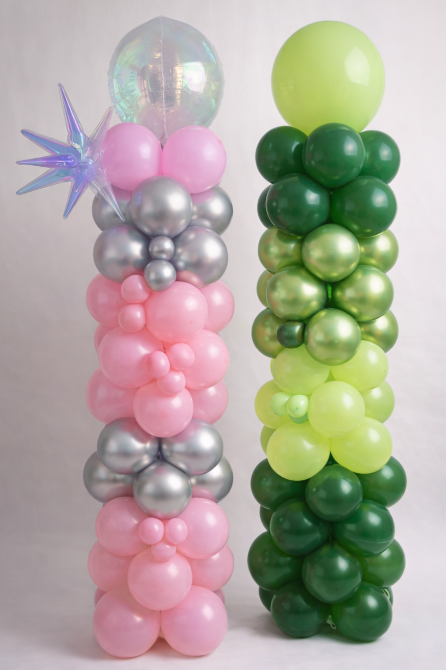 Custom balloon arch and columns for an event in New Castle County, DE