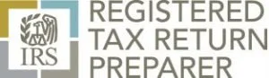 Logo for IRS Registered Tax Return Preparer