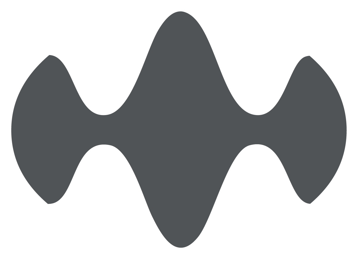 Gray audio wave form part of the AVAIL brand.