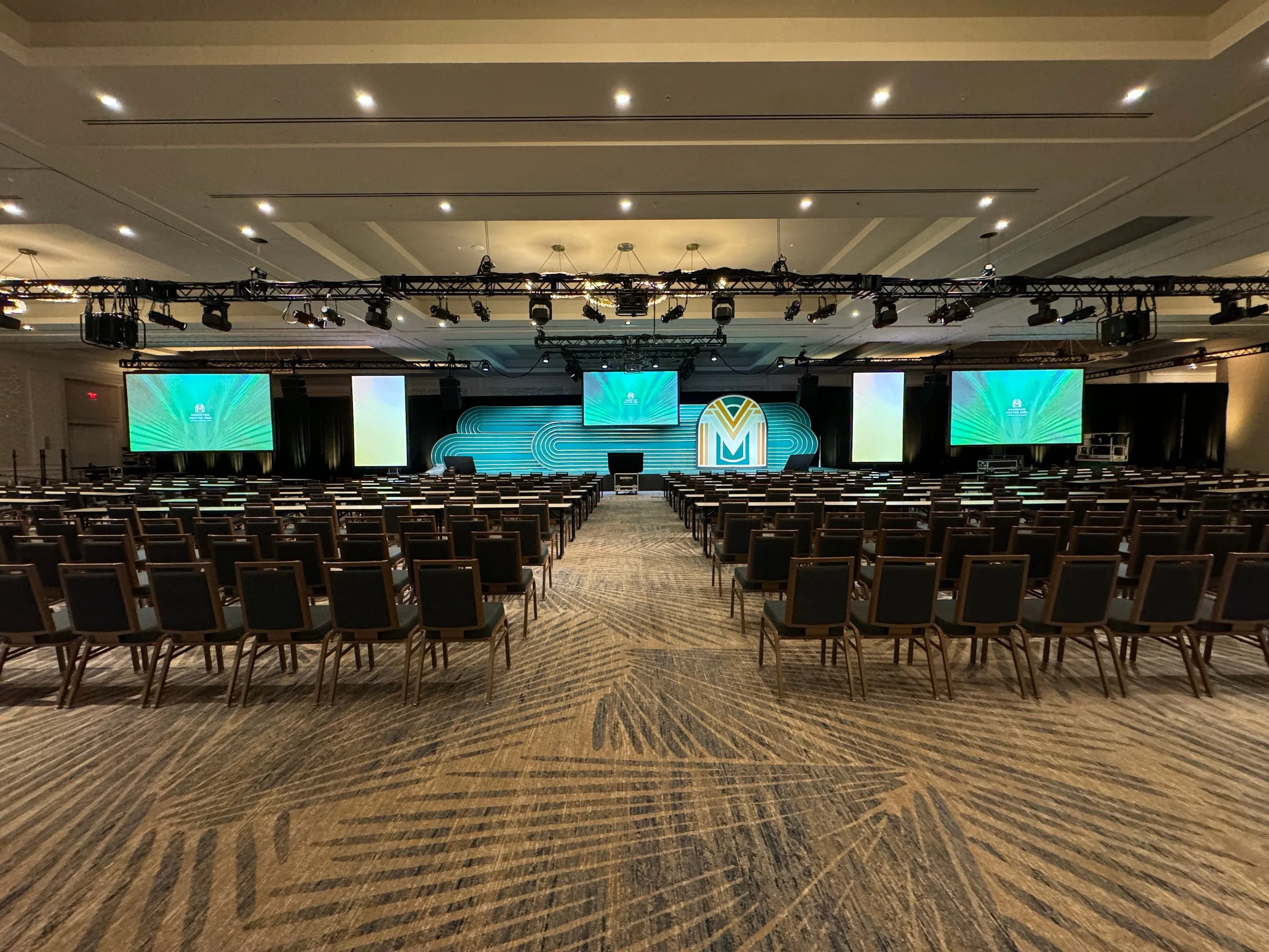Lighting, Audio and Visual Set Up