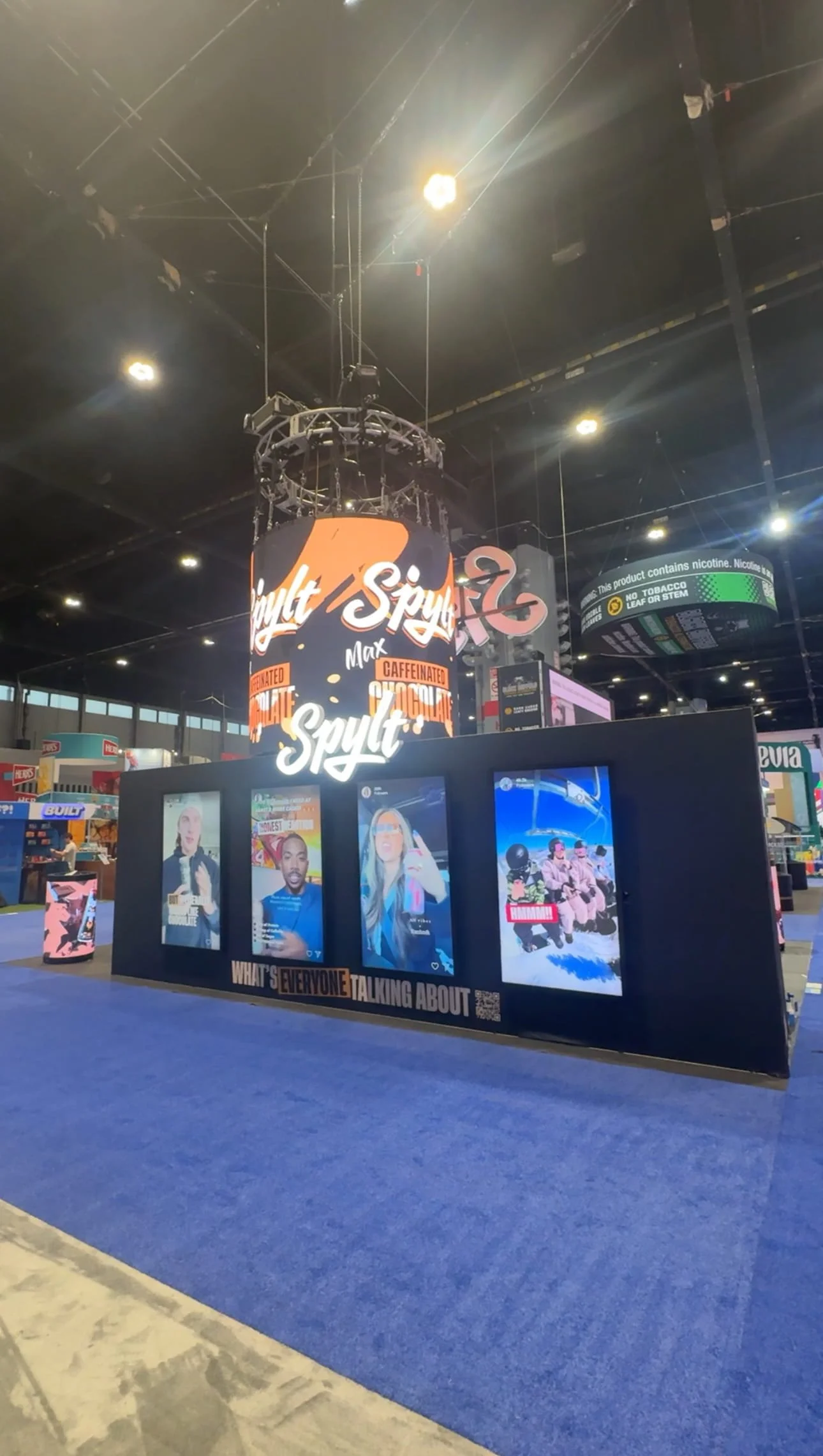 Trade show expo audio video and lighting set up