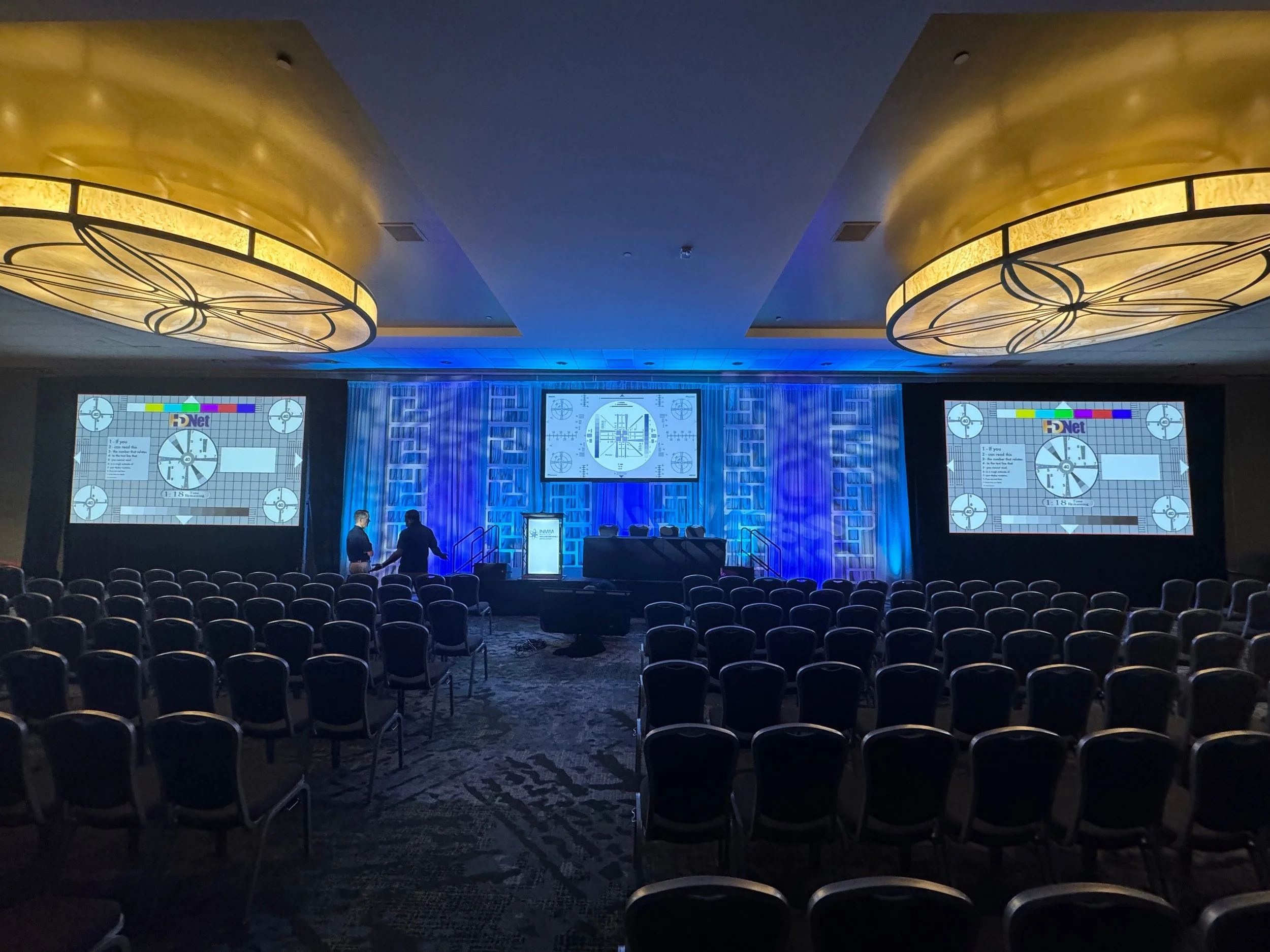 Avail lighting setup for client conference