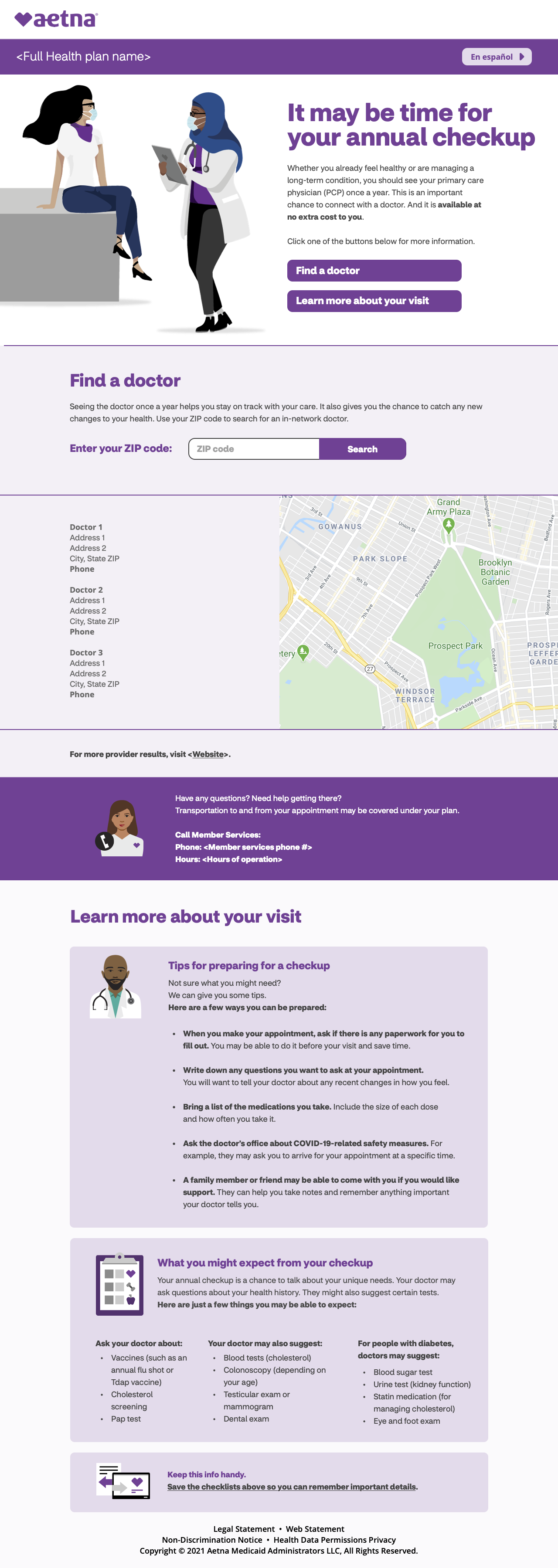 Aetna - Annual Checkup Microsite.png