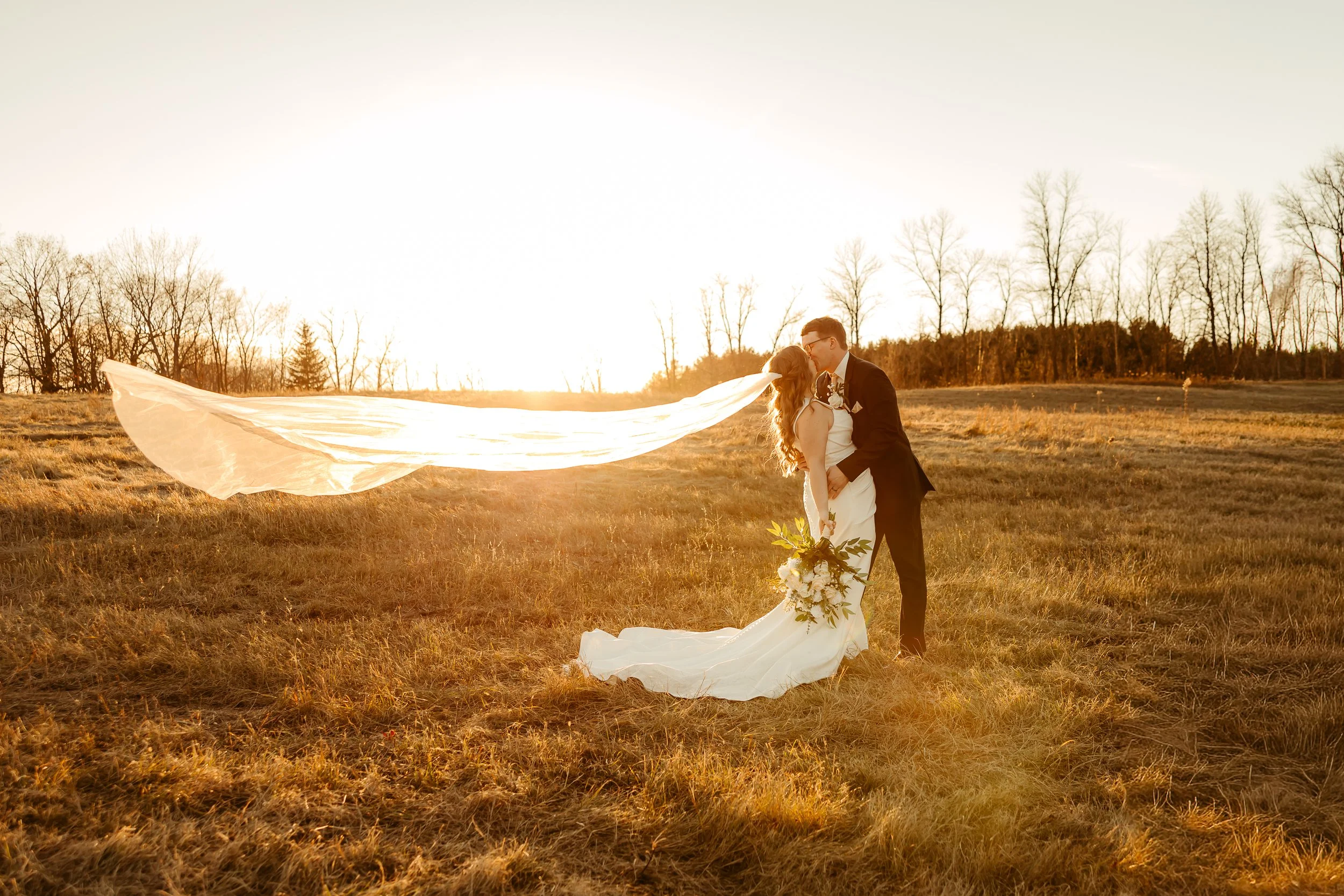 A Chilly November Wedding at Creekside Farm.  