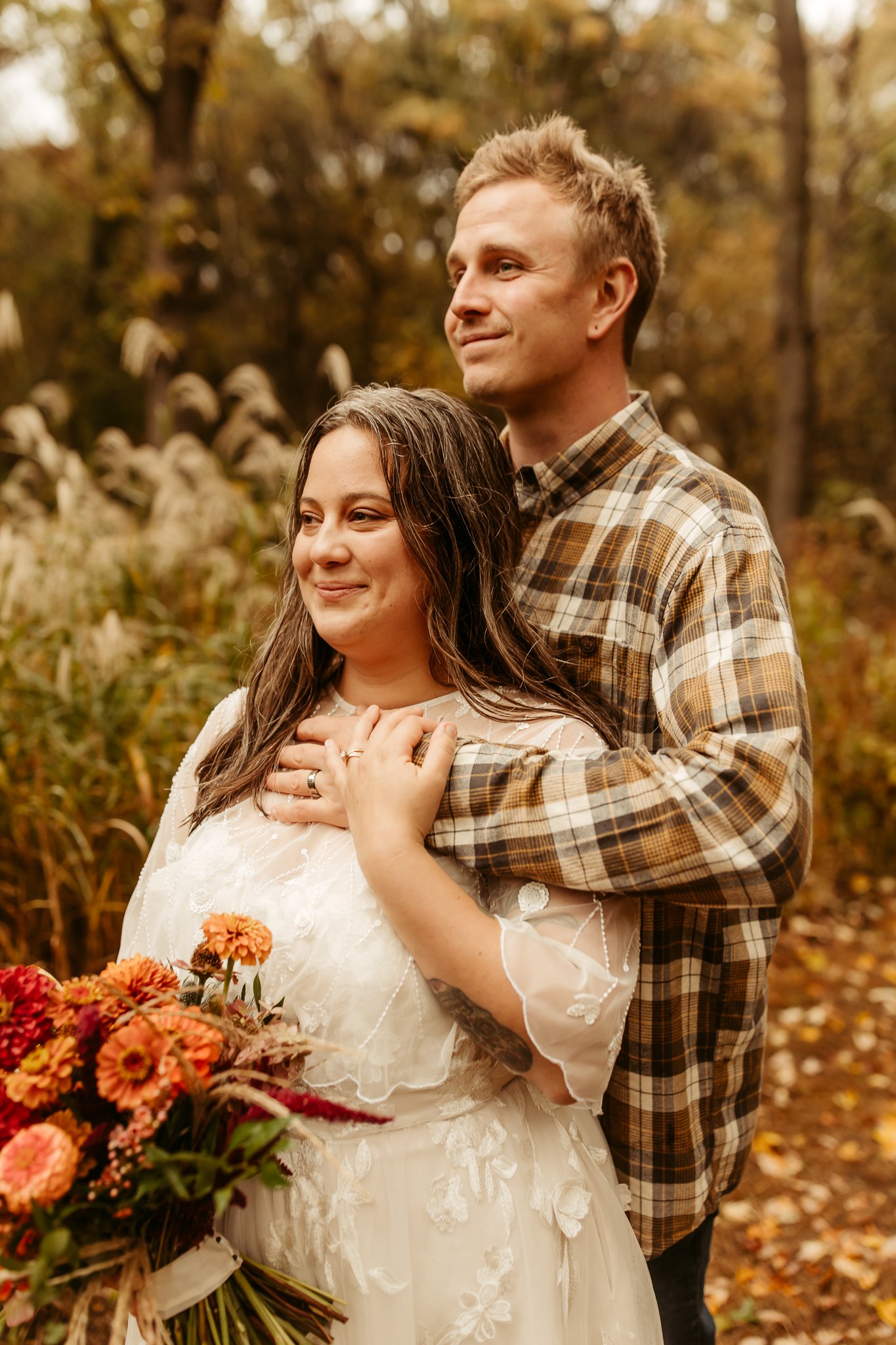 Bride and groom Minneota wedding photography 