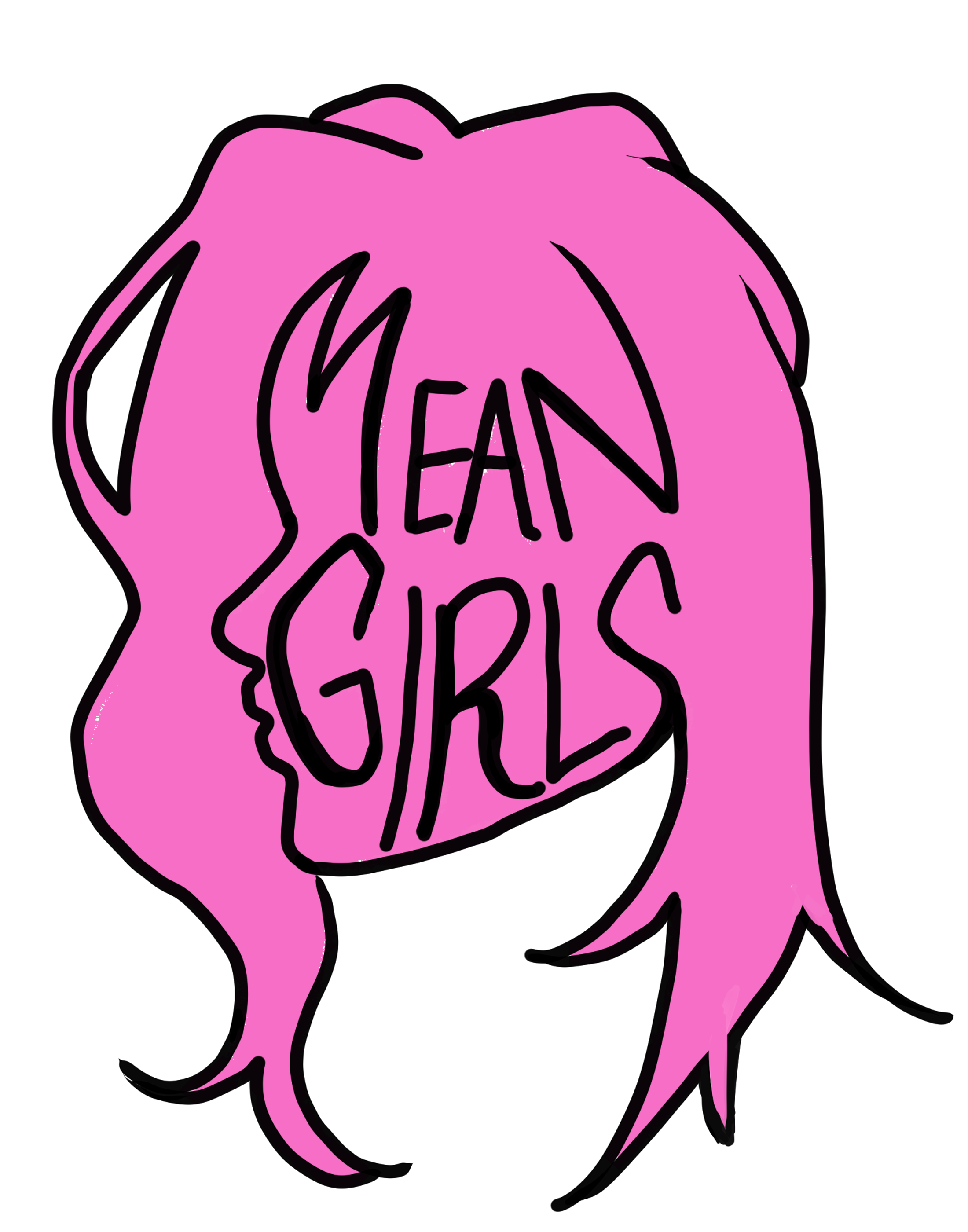 Front of Black Tshirt Mean Girls.png