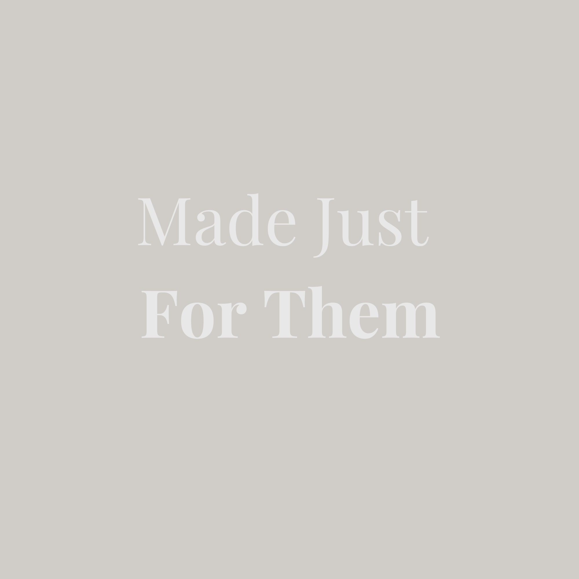 Add a Personal Touch