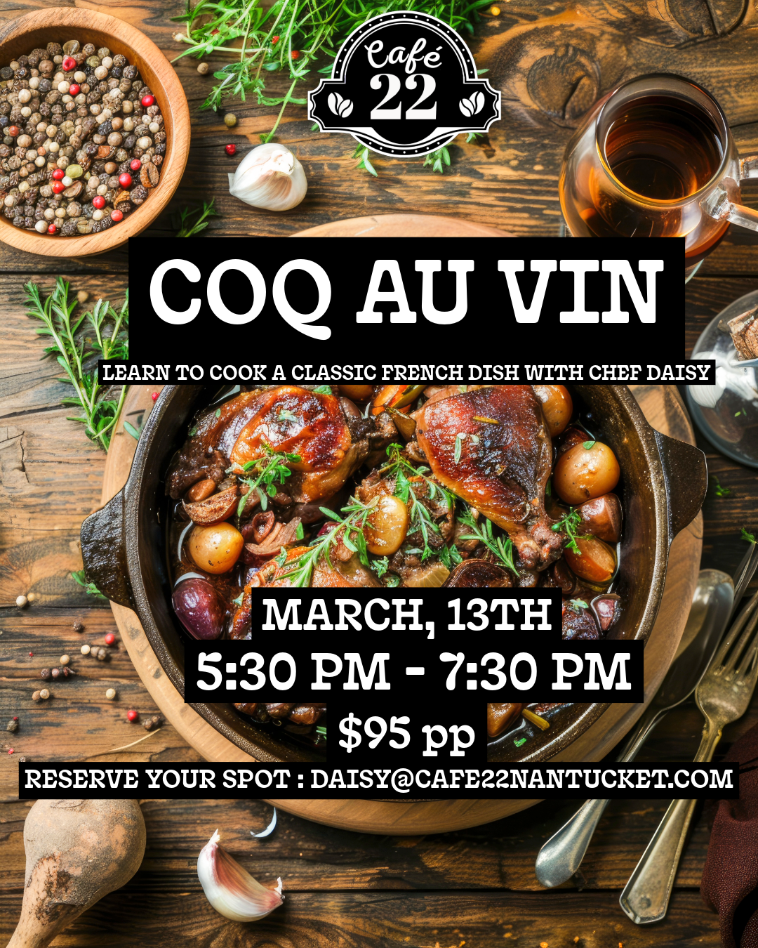 Coq Au Vin Class
