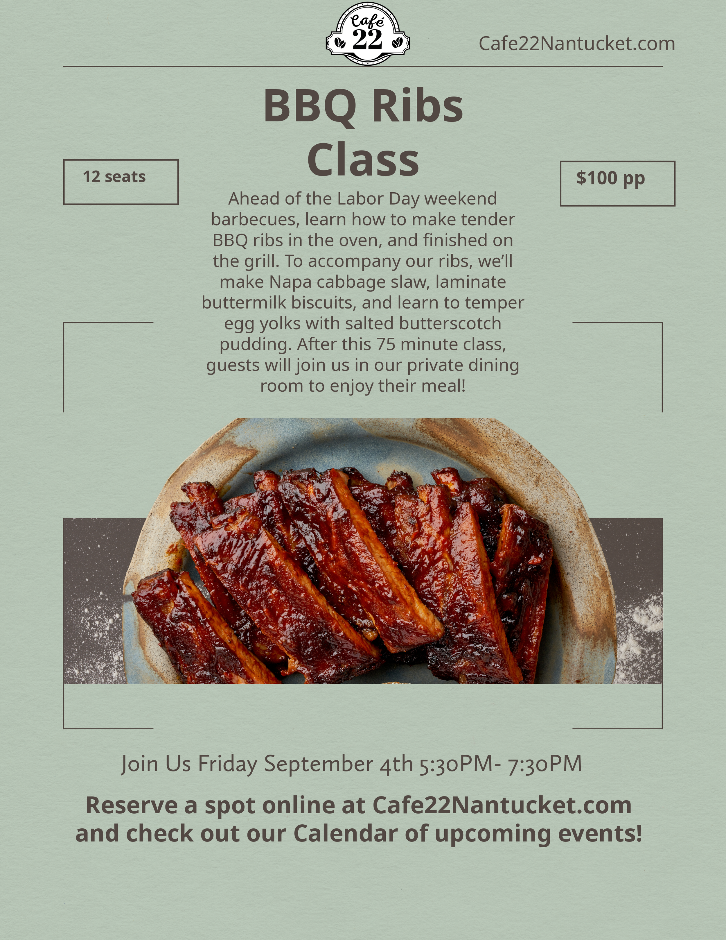 BBQ ribs class