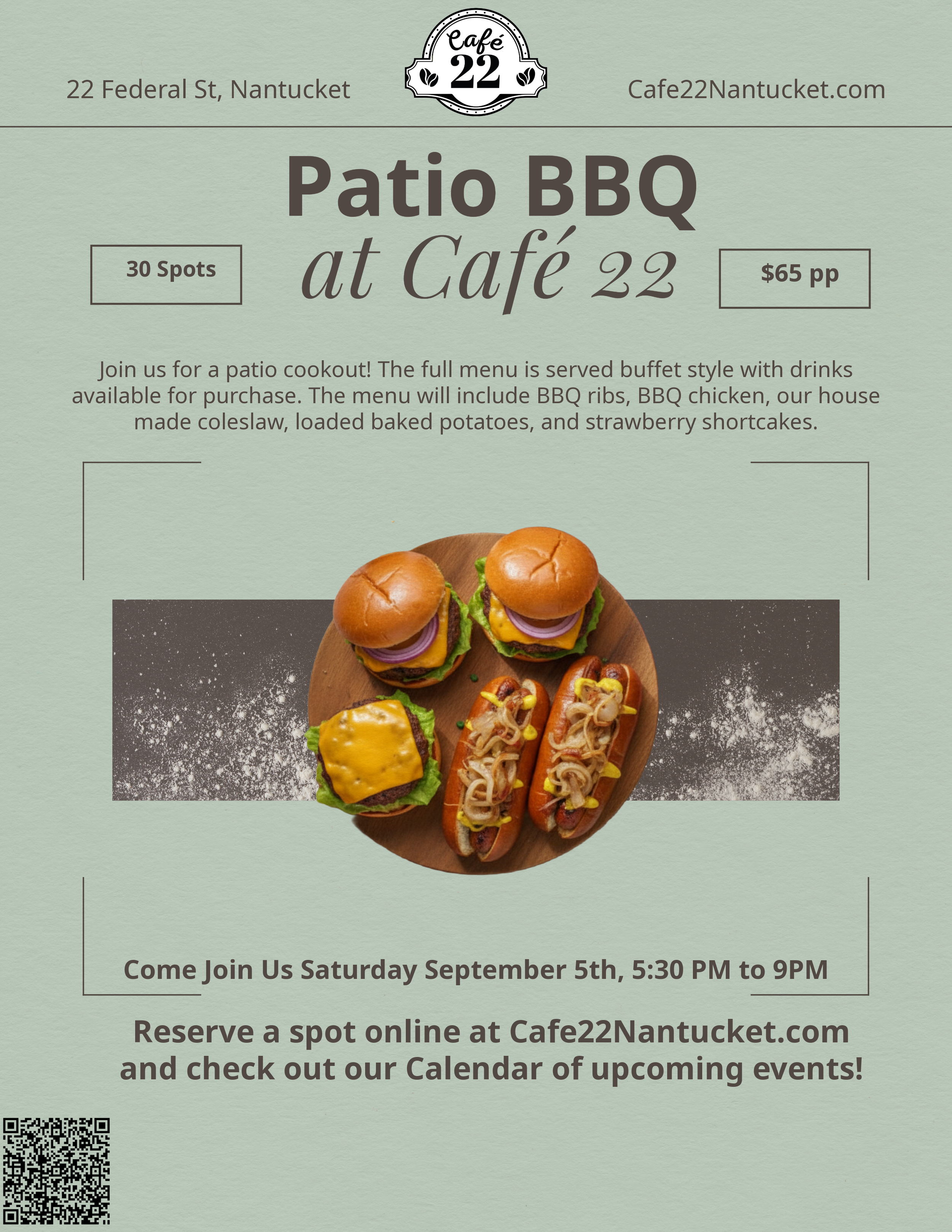 Cafe 22 Patio BBQ