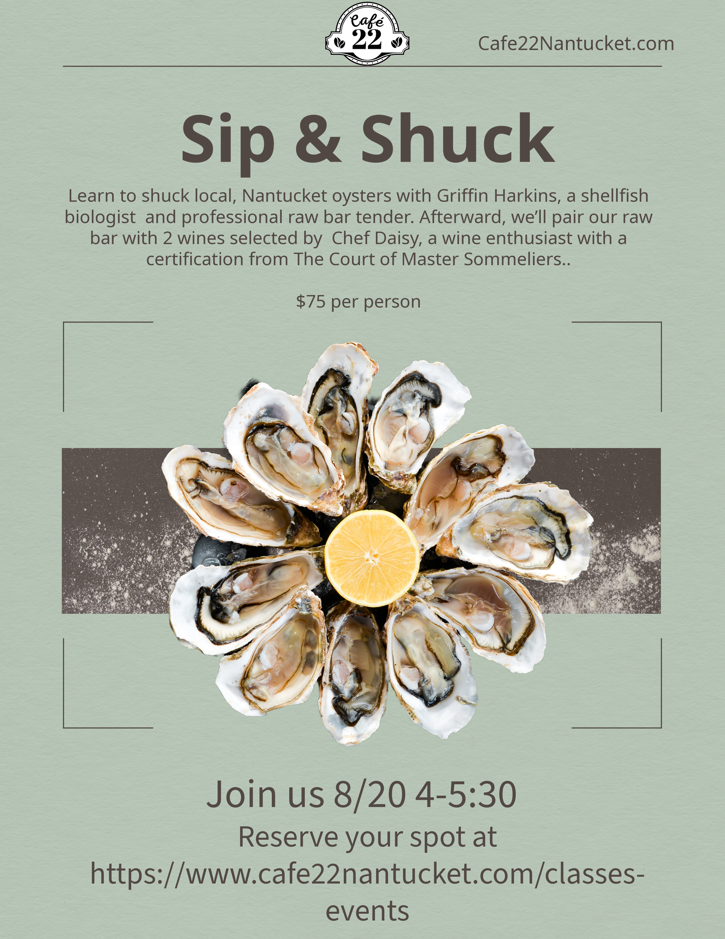 Shuck and sip