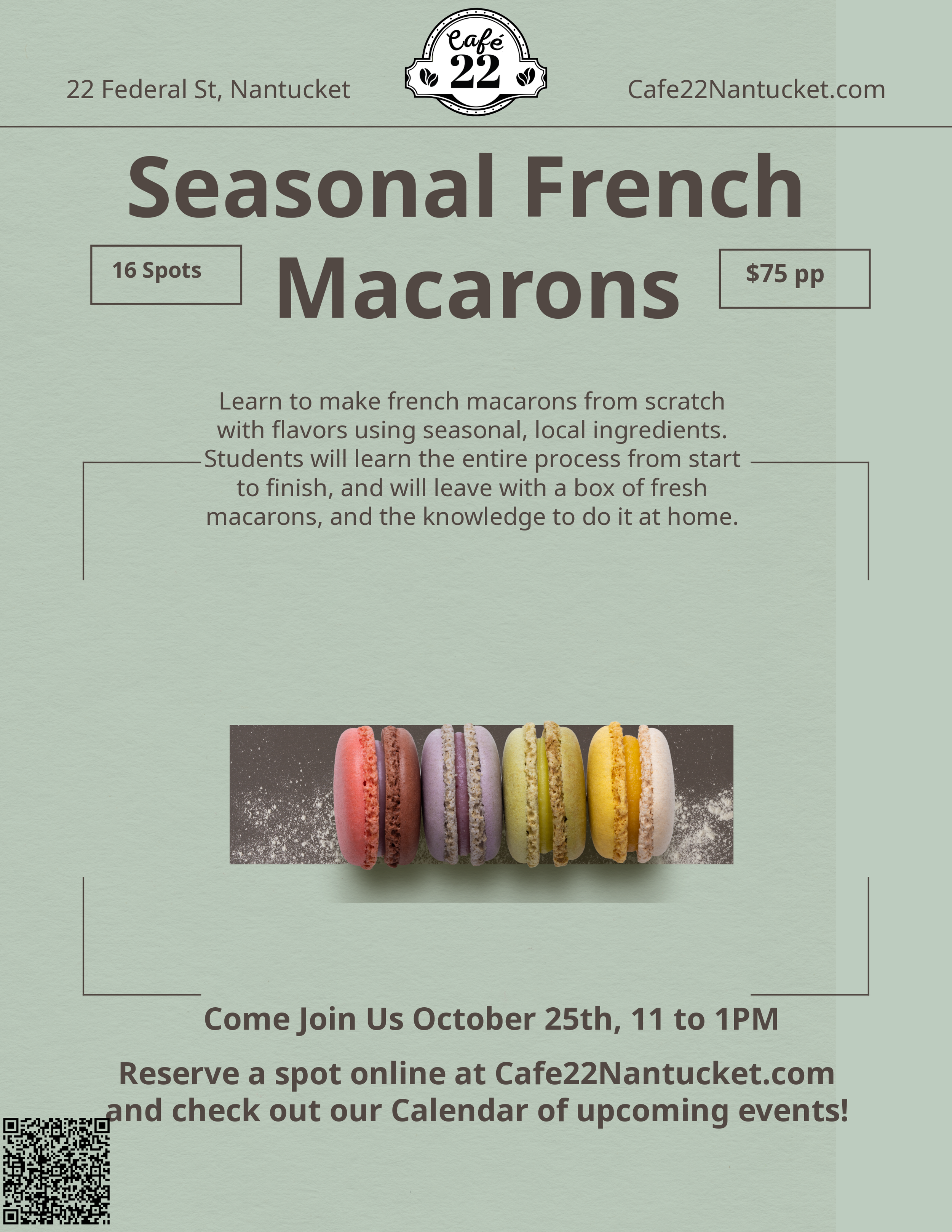 Seasonal French macarons: Autumn