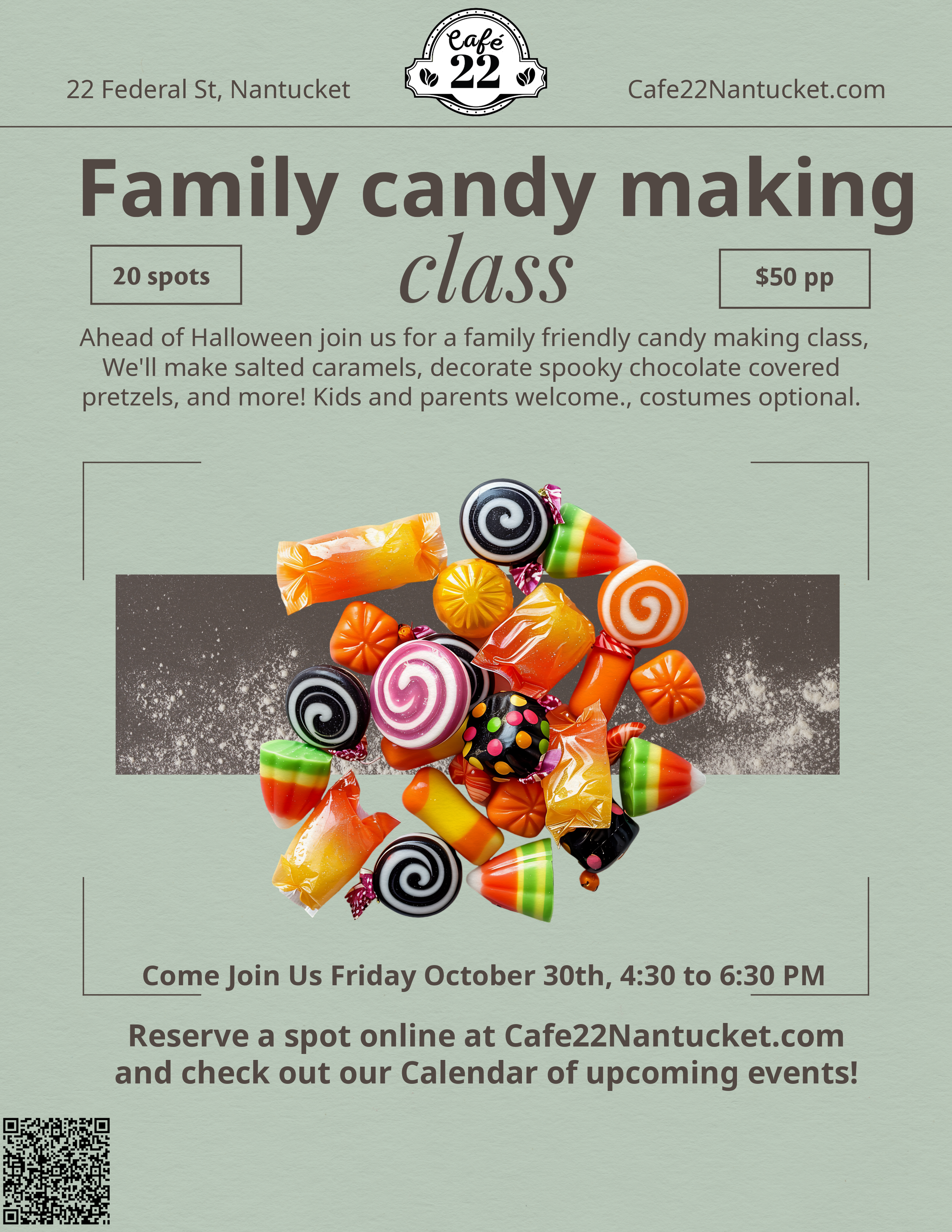 Family candy making class