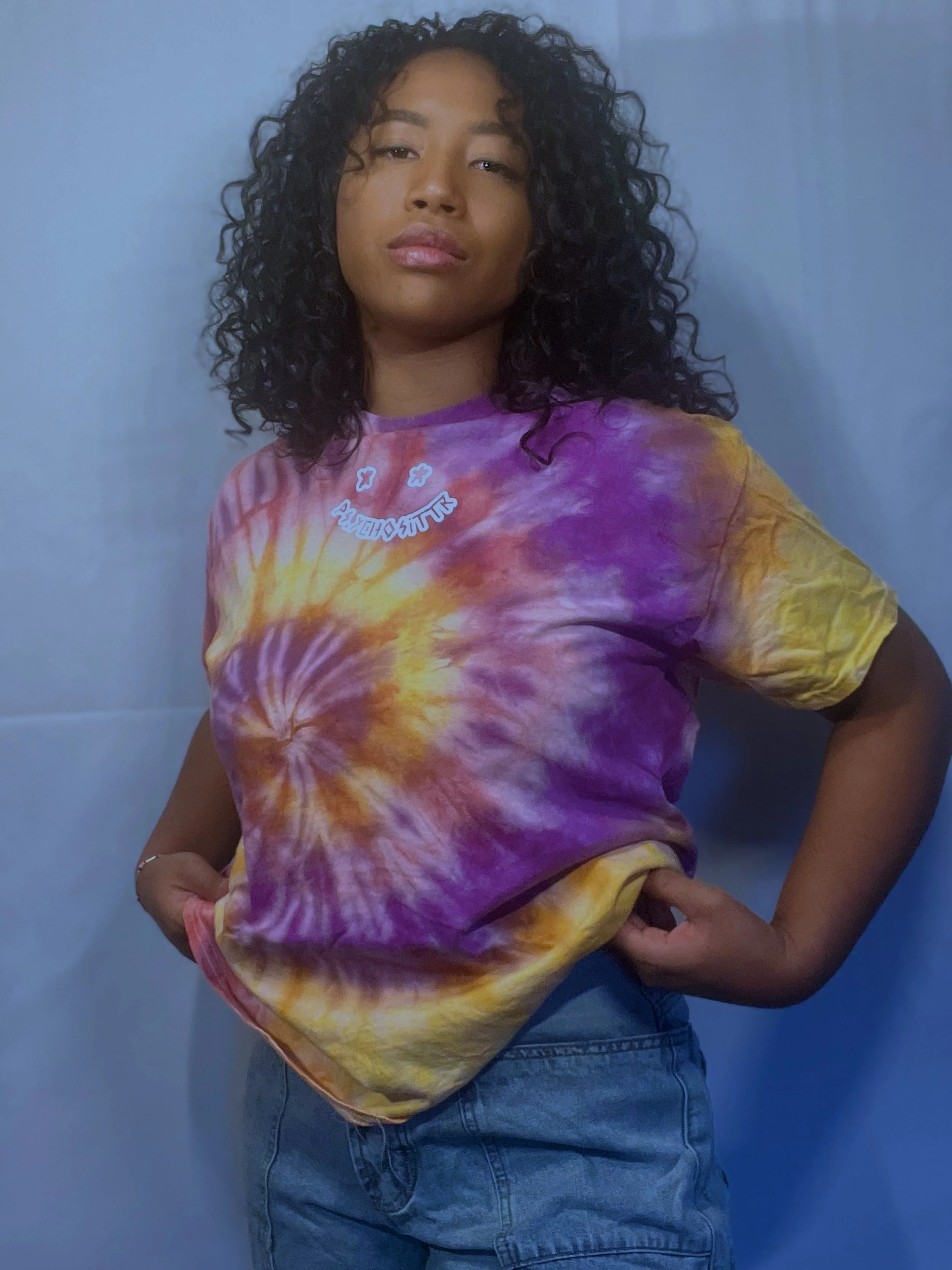 Psychosittr Tie-Dye Graphic Unisex T-Shirt