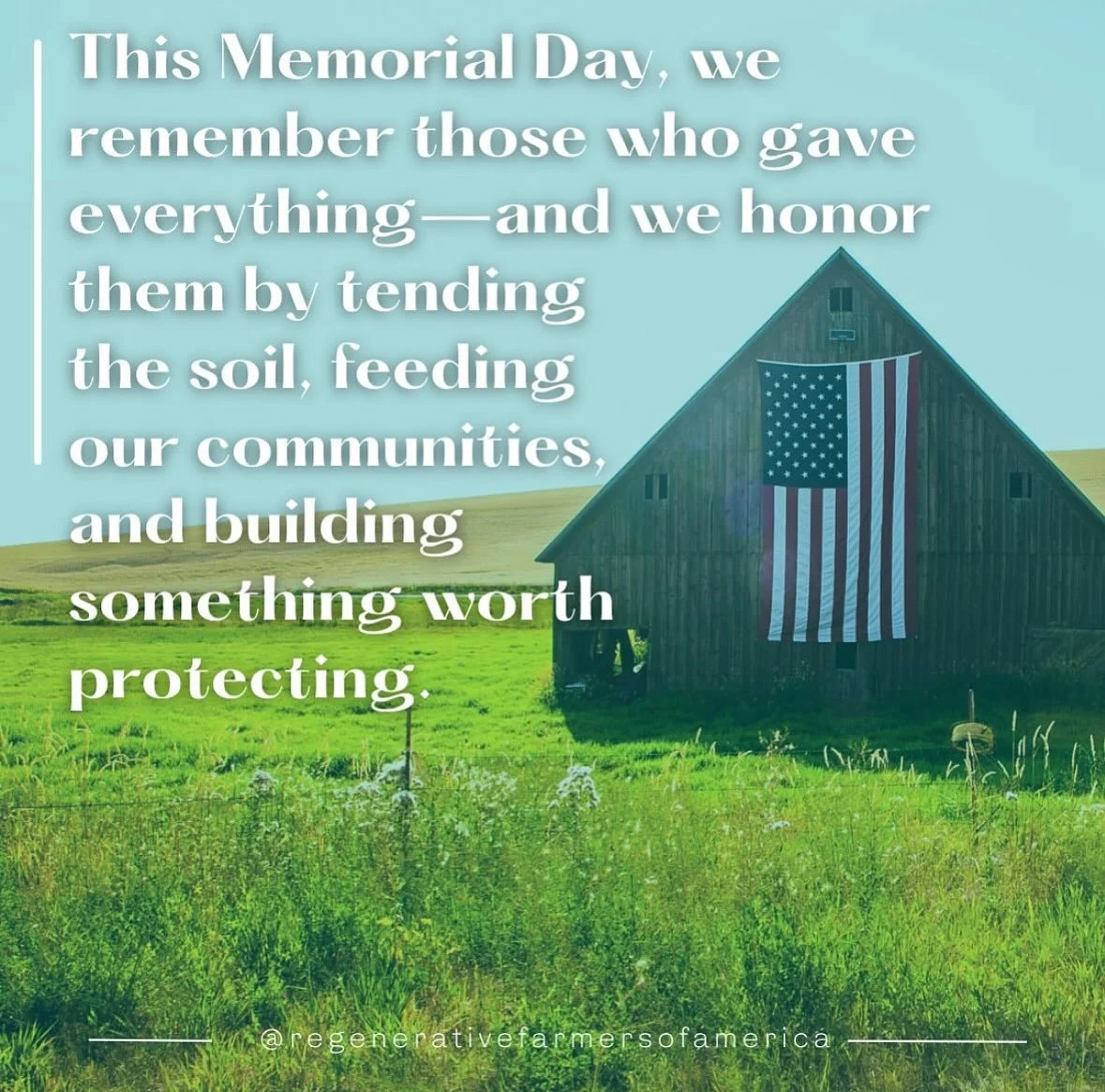 Thank you, from the bottom of our hearts. We honor your sacrifice.