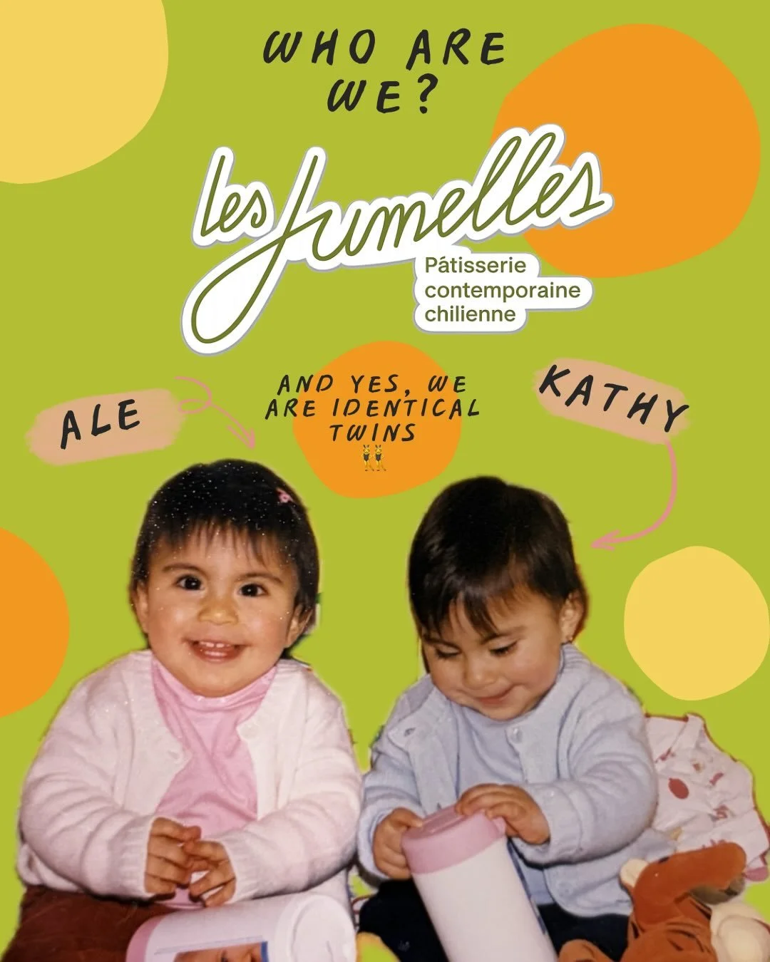 Nous sommes Les Jumelles 👯&zwj;♀️ Des douceurs qui vous ram&egrave;nent en enfance&hellip; avec une touche irr&eacute;sistible 🤭🍰

We are Les Jumelles 👯 Treats that take you back to those childhood moments&hellip; with an irresistible twist 🤭🍰
