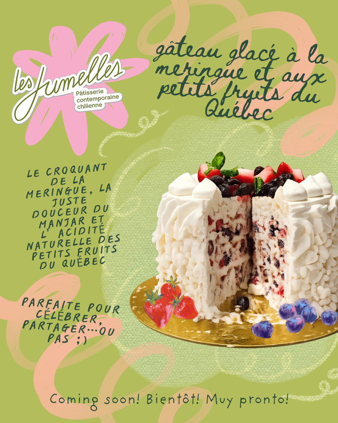 Gâteau glacé à la meringue