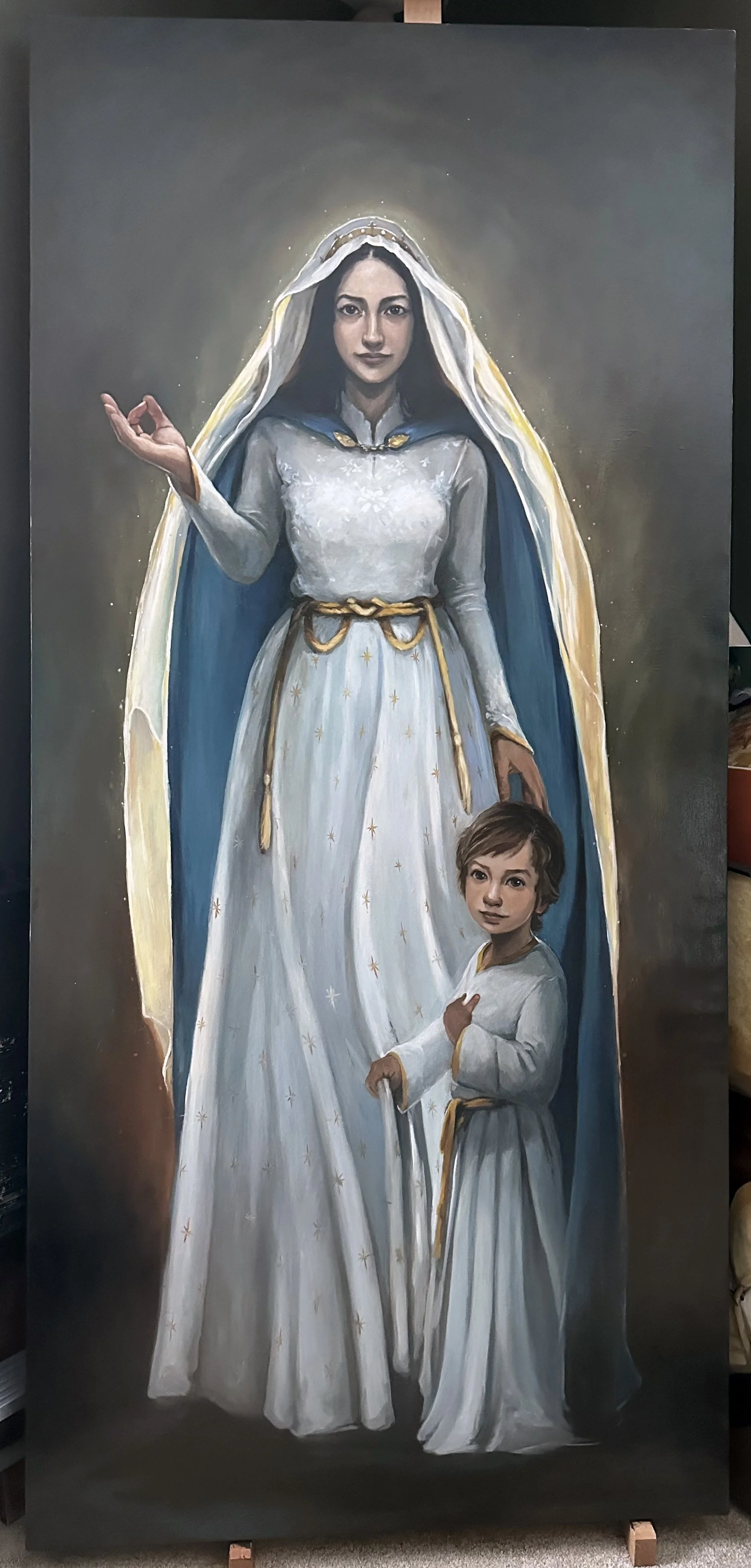 Mother of Priests - Original Sacred Art