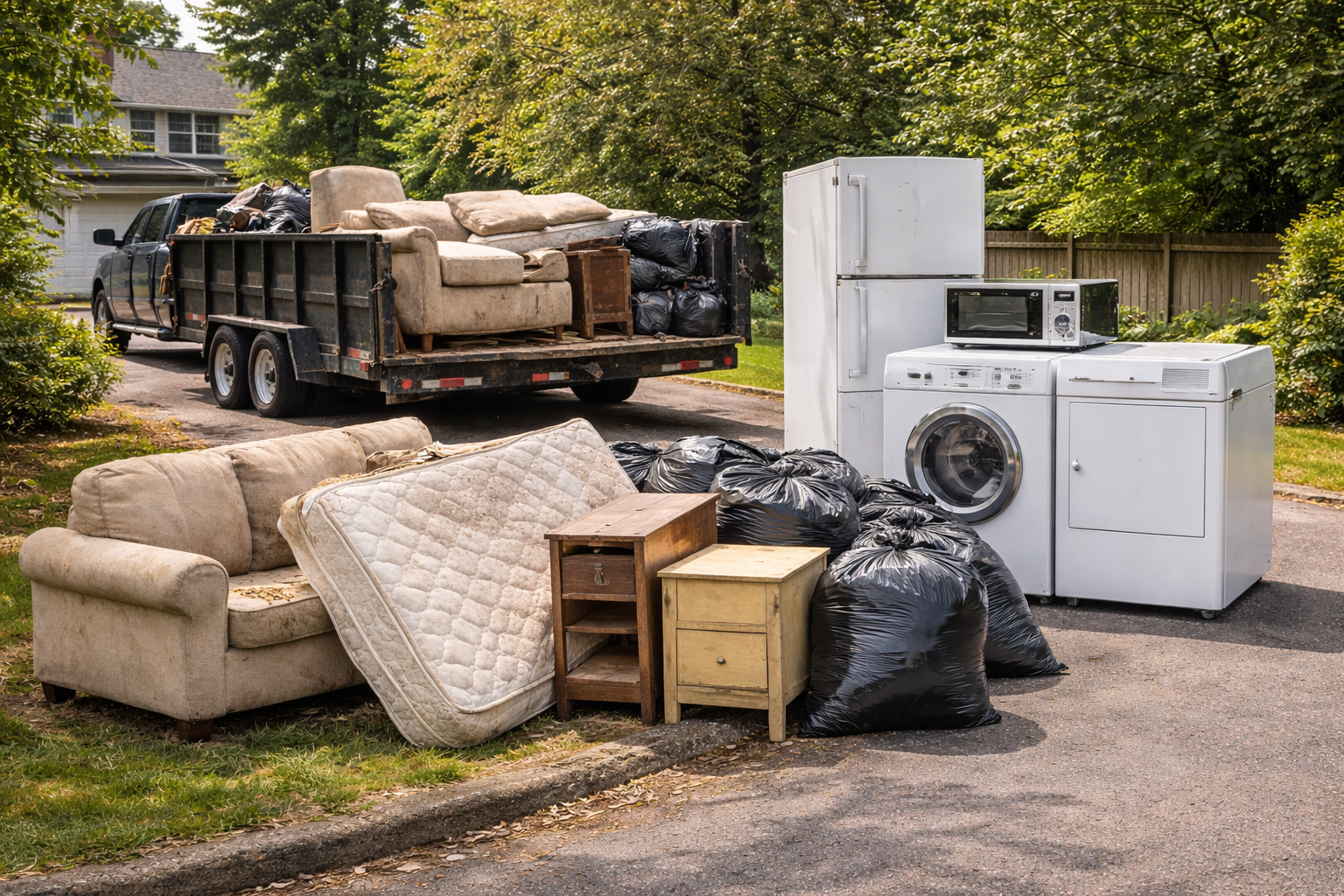 Mattress and appliance junk removal service
