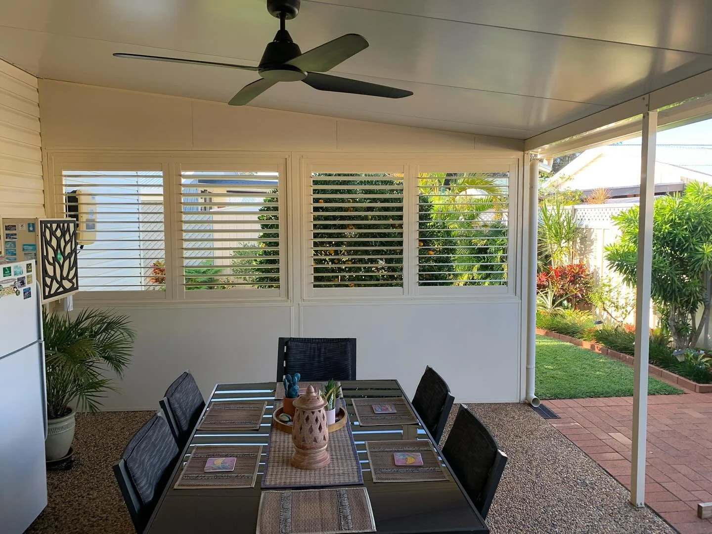 Transform your space with custom powder-coated aluminium shutters - sleek, durable,
and made to last.
Proudly supplied and installed by Inspire Shutters &amp; Blinds.
Tailored to your style. Built for performance.
#InspireShutters #AluminiumShutters
