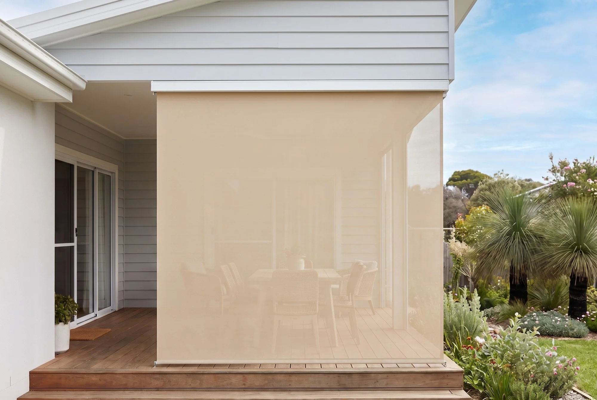 Straight Drop Outdoor Blind Port Macquarie Inspire Shutters and Blinds image 2