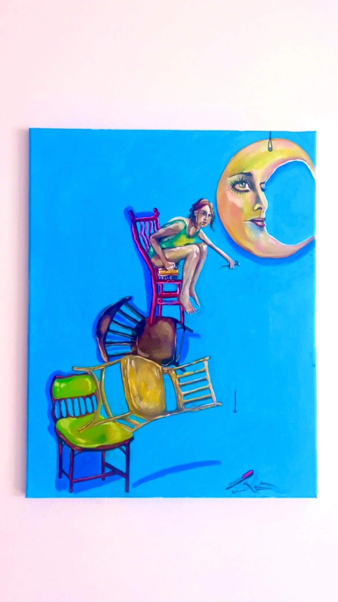 Be with someone who thinks you hung the moon