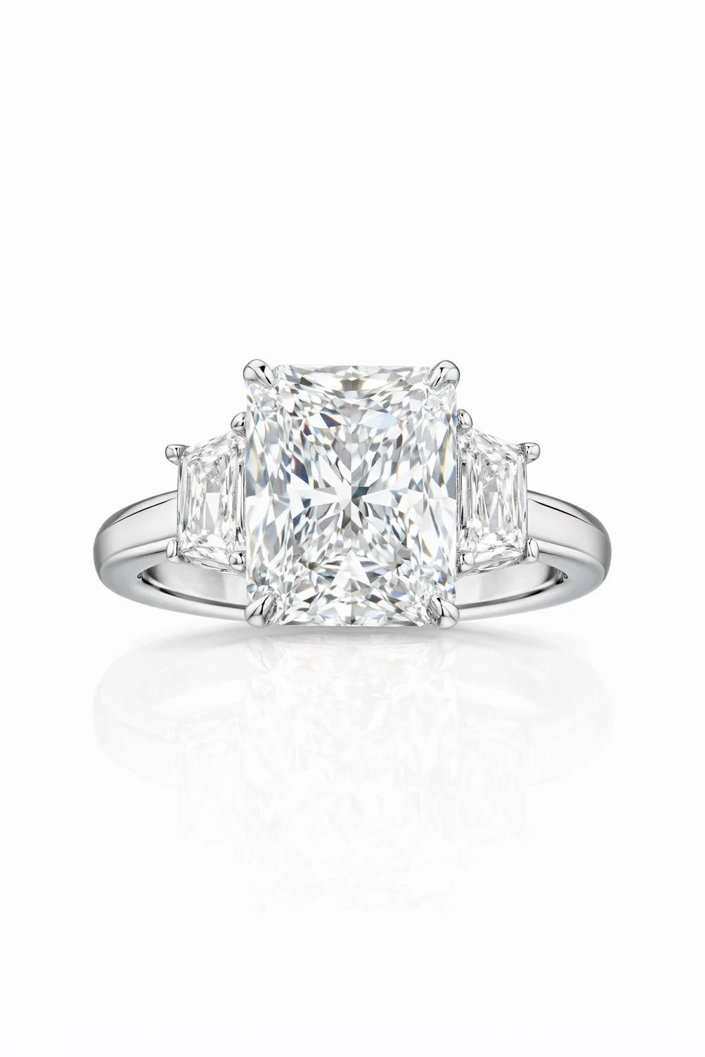 Radiant Cut Engagement Ring
