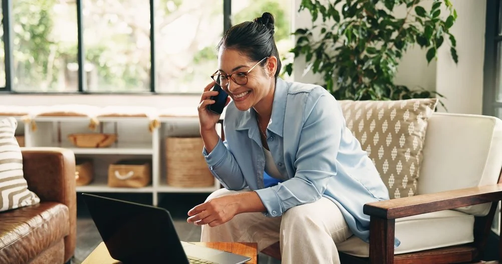 Small business team experiencing the benefits of using Microsoft Teams for video meetings and collaboration in a Lower Mainland office